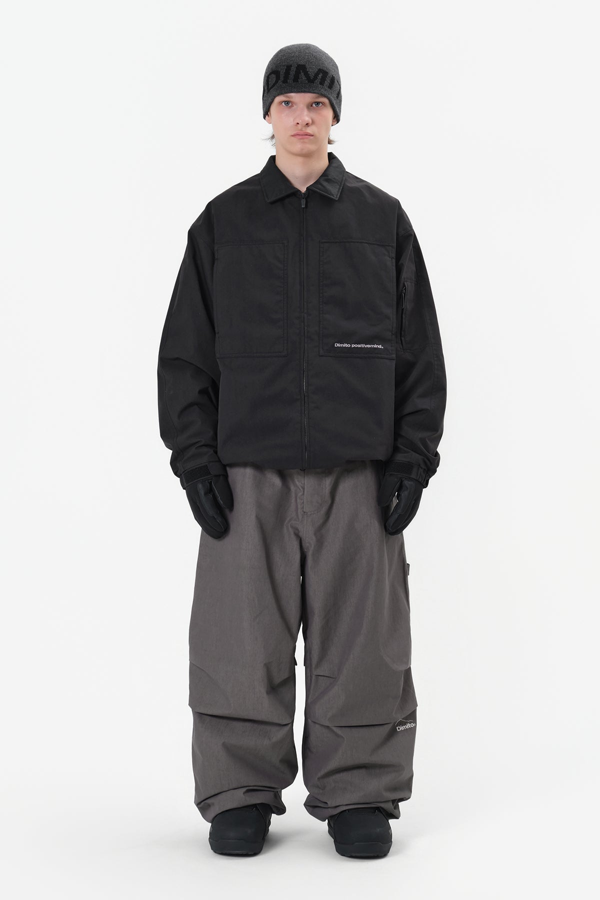 DETROIT JACKET FADE BLACK