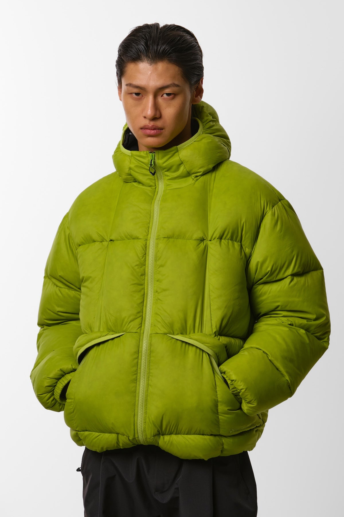 25 VTX EASY PLUS HD GOOSE DOWN JACKET SLATE LIME (Ship-out date : 25.10.22 KST)