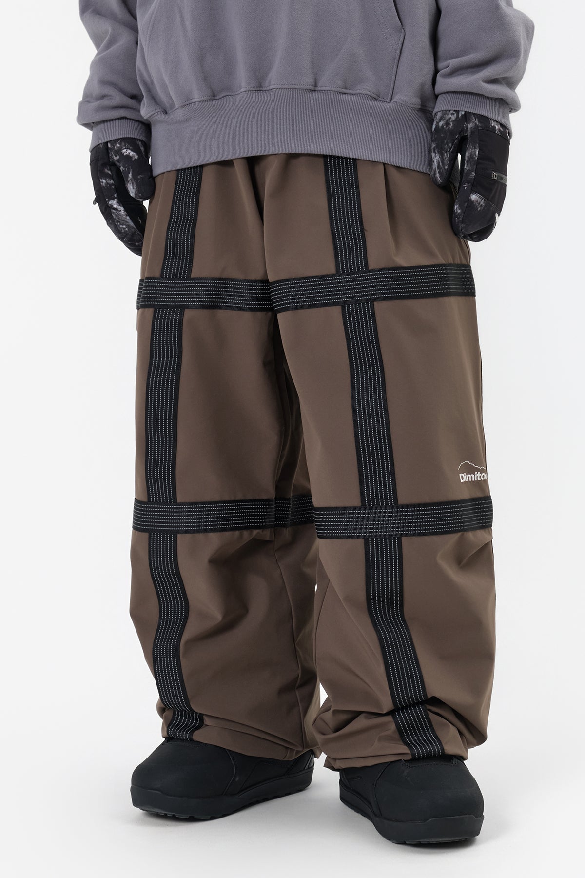 REFLECTIVE LINE BANDED PANTS (WIDE FIT LV.2) MUD