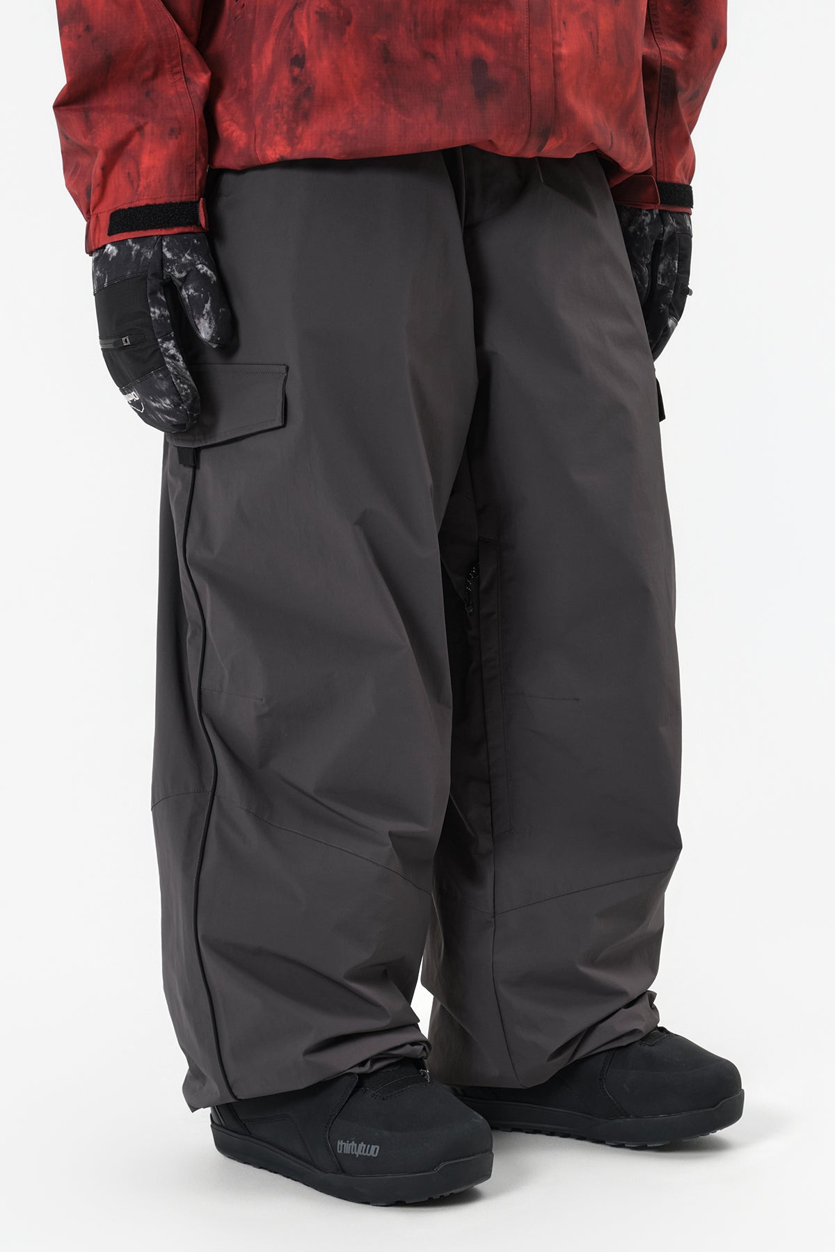 25 AIR FORCE BANDED PANTS (WIDE FIT LV.1) CHARCOAL