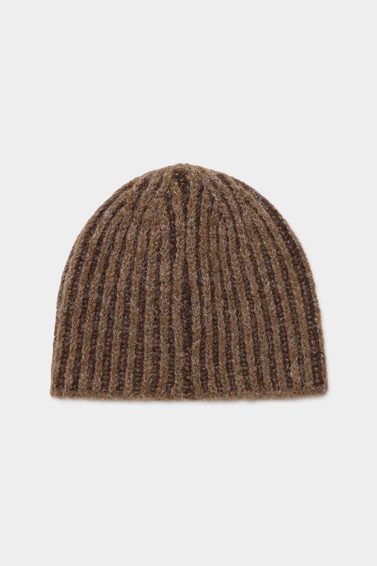25 TWOTONE BEANIE CAMEL