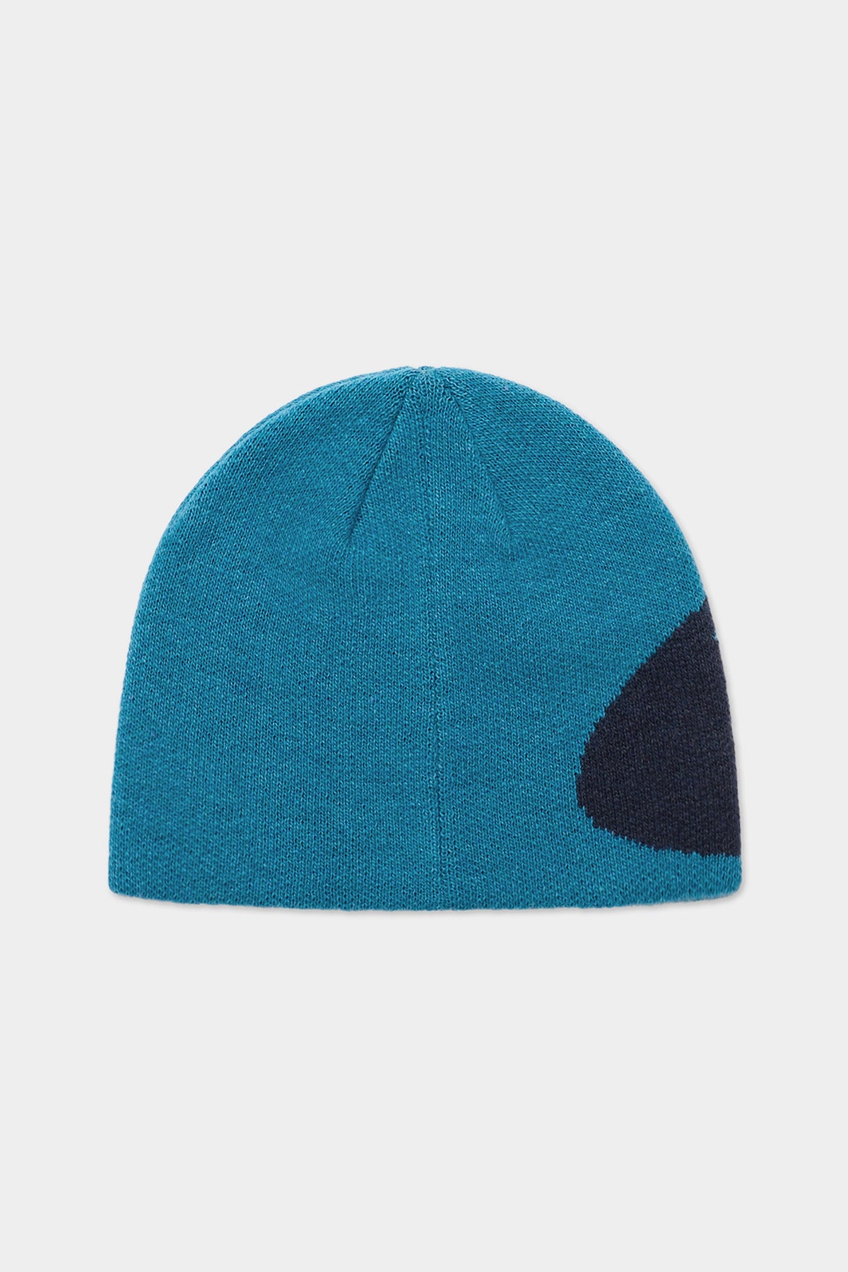 NEW BIG LOGO BEANIE SEA BLUE