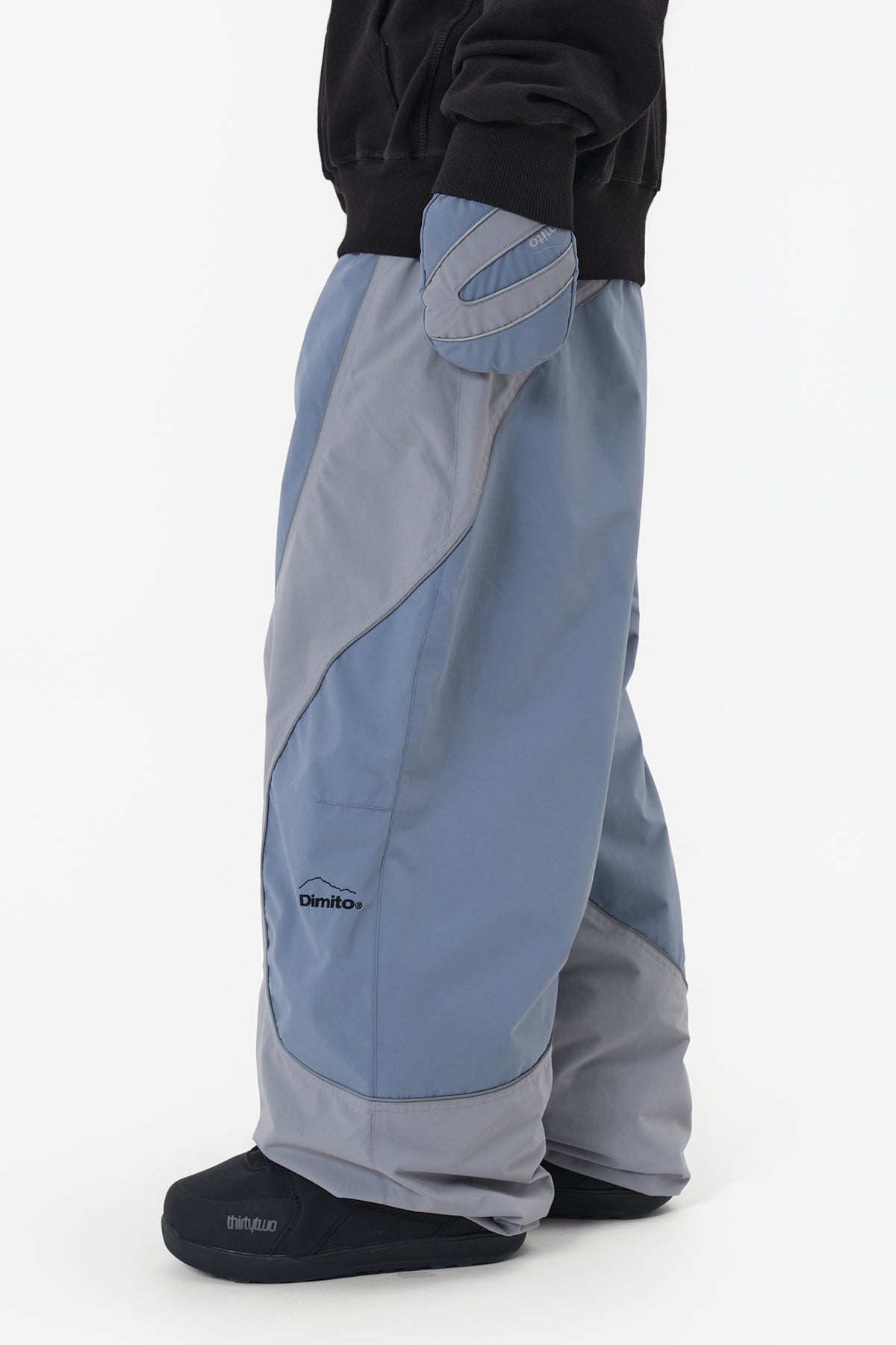 25 ATOM BANDED PANTS (WIDE FIT LV.1) STEEL