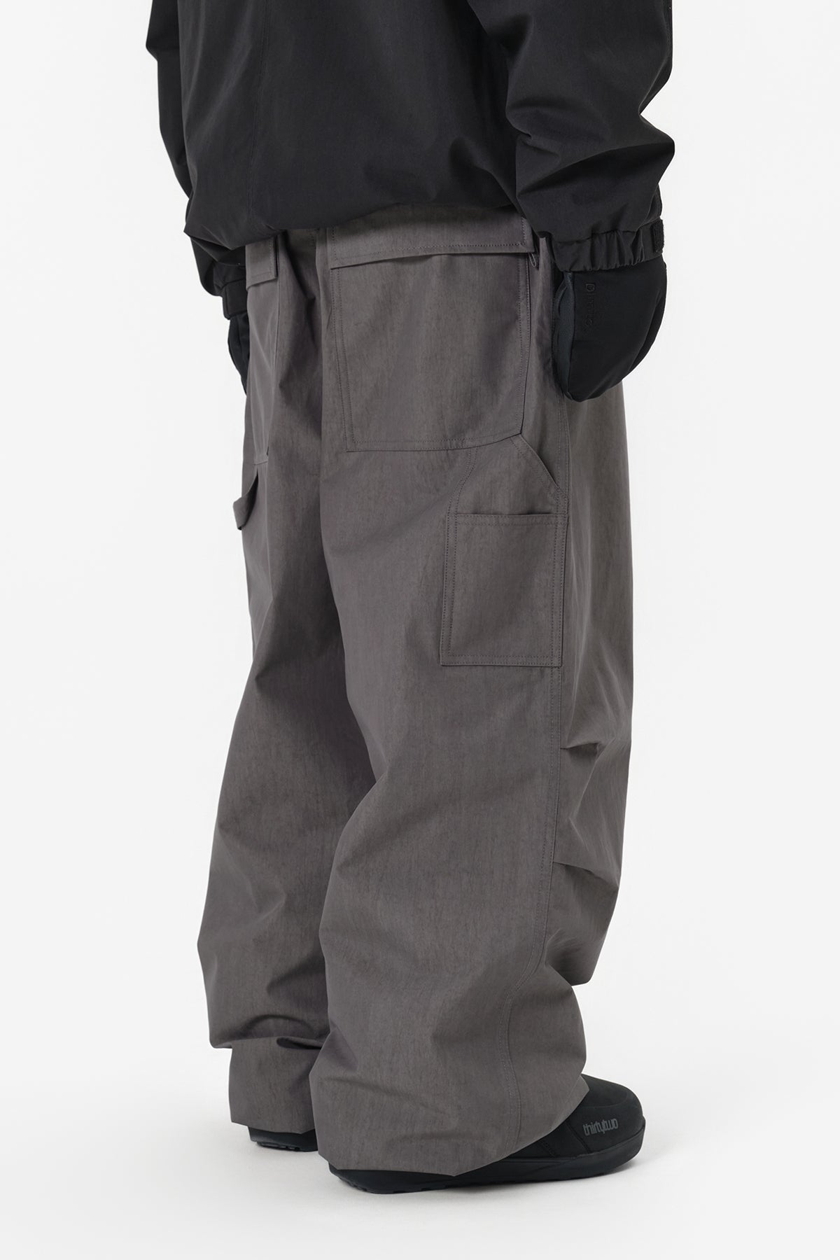 CARPENTER WIDE PANTS (WIDE FIT LV.1) FADE GREY