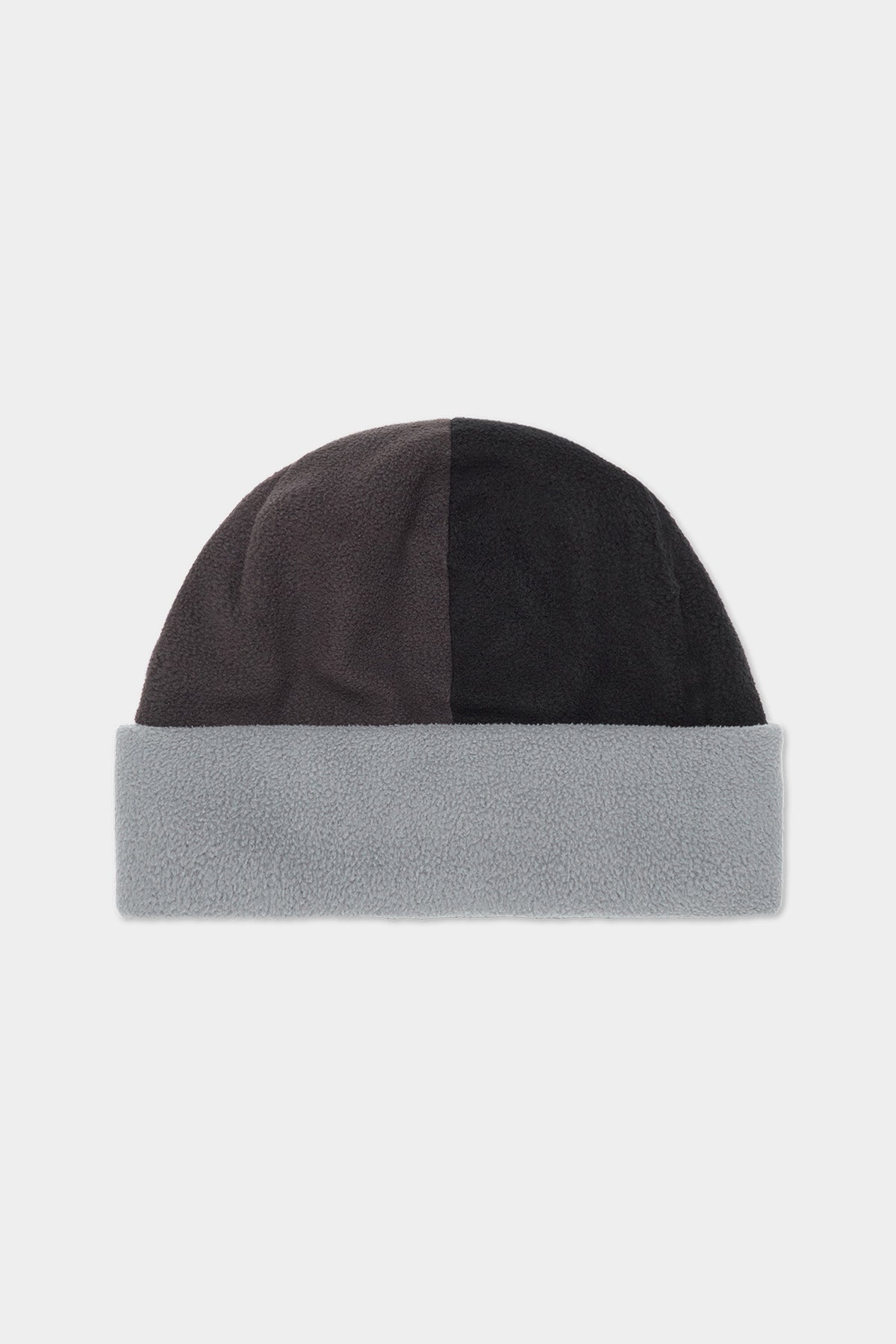 COLOR BLOCK FLEECE BEANIE GREY