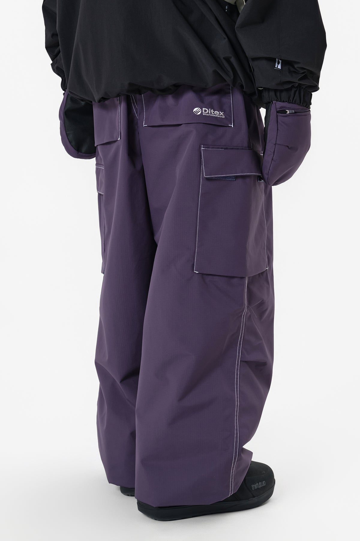 WORKS LINE PANTS (WIDE FIT LV.1) GRAPE