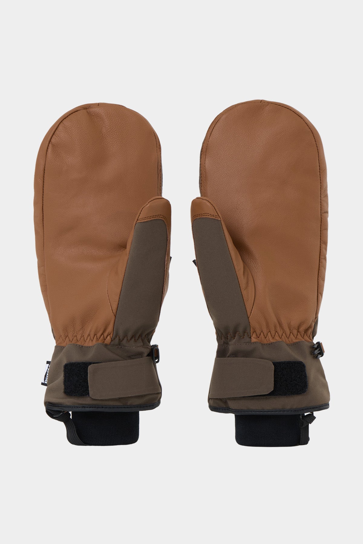 LEATHER 3-WAY OPEN MITTEN MUD