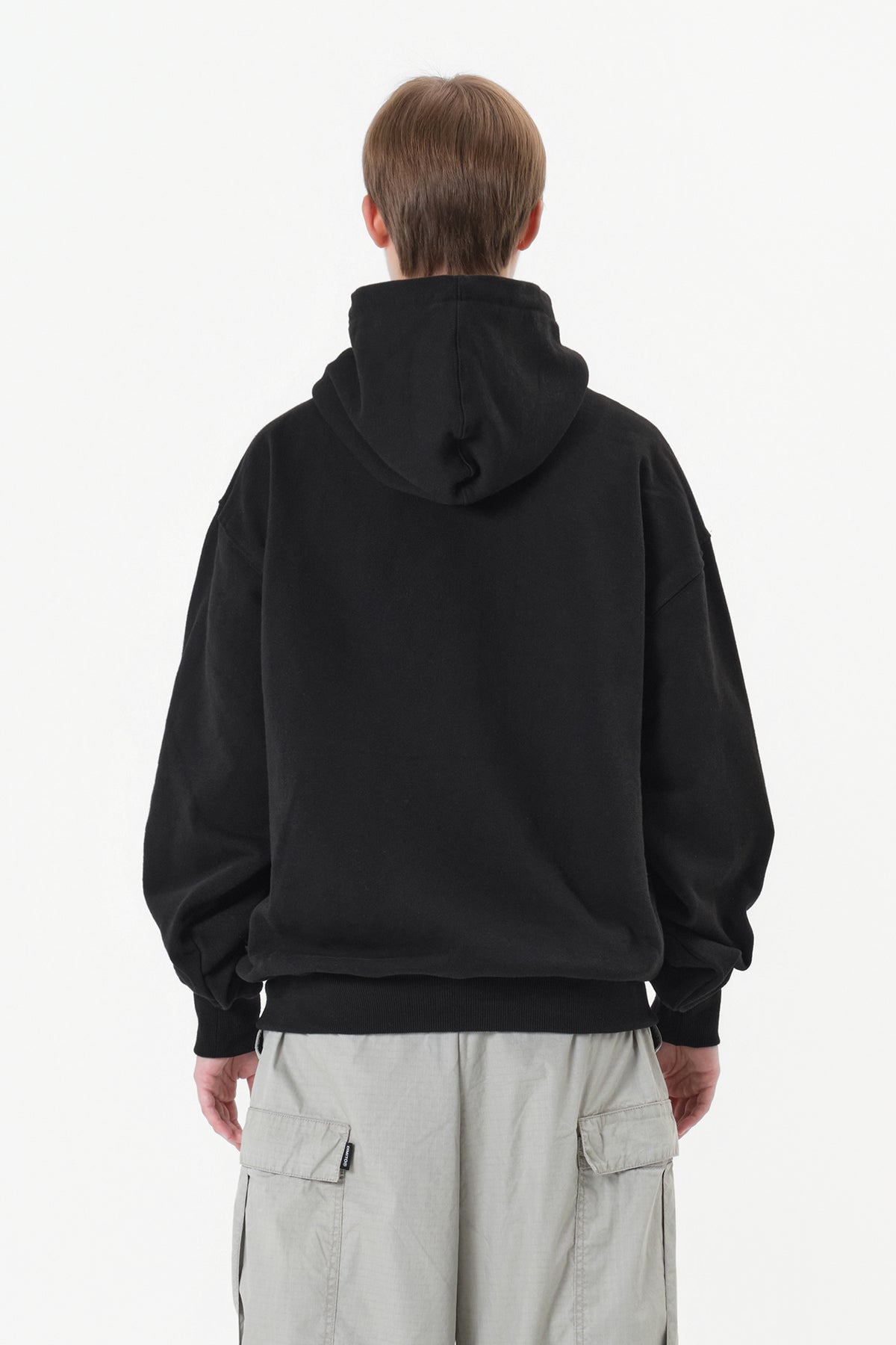 NS LIP HOODIE BLACK