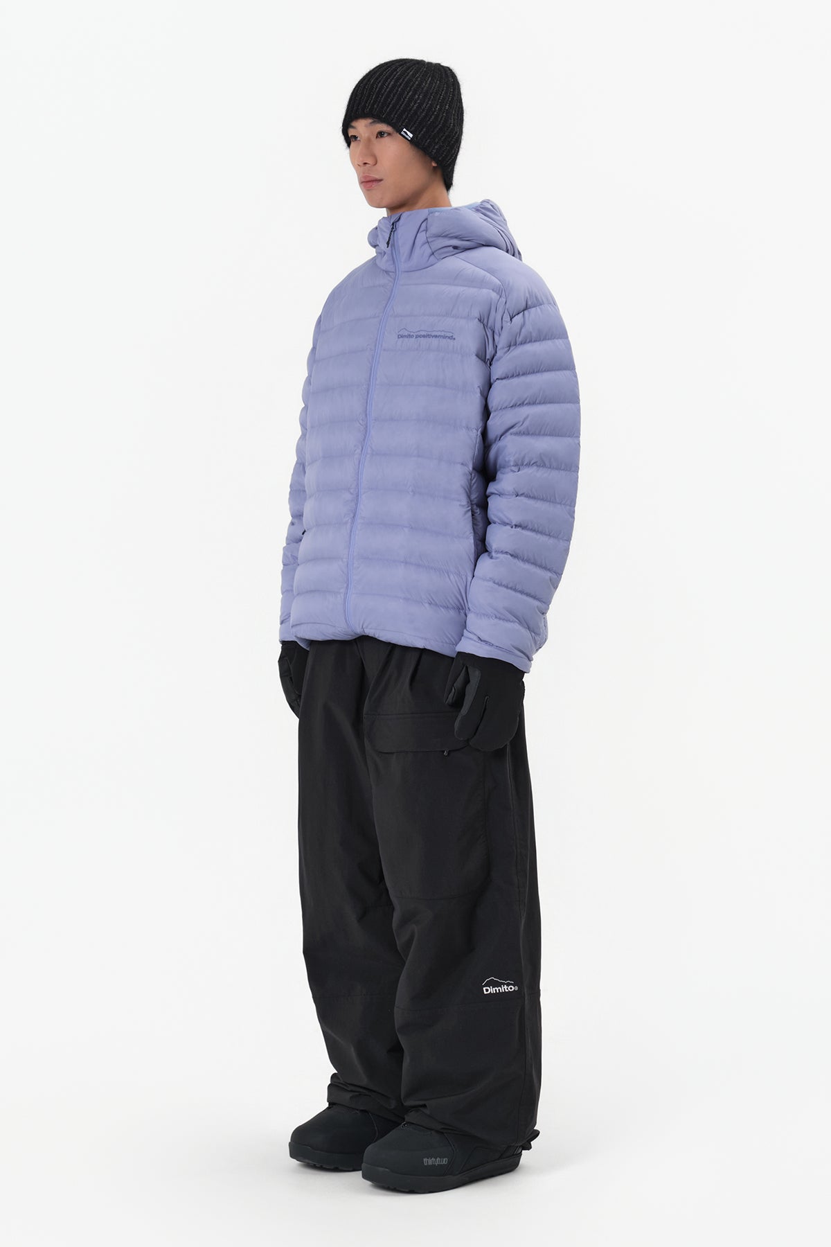 DECK WIDE BANDED PANTS (WIDE FIT LV.2) BLACK