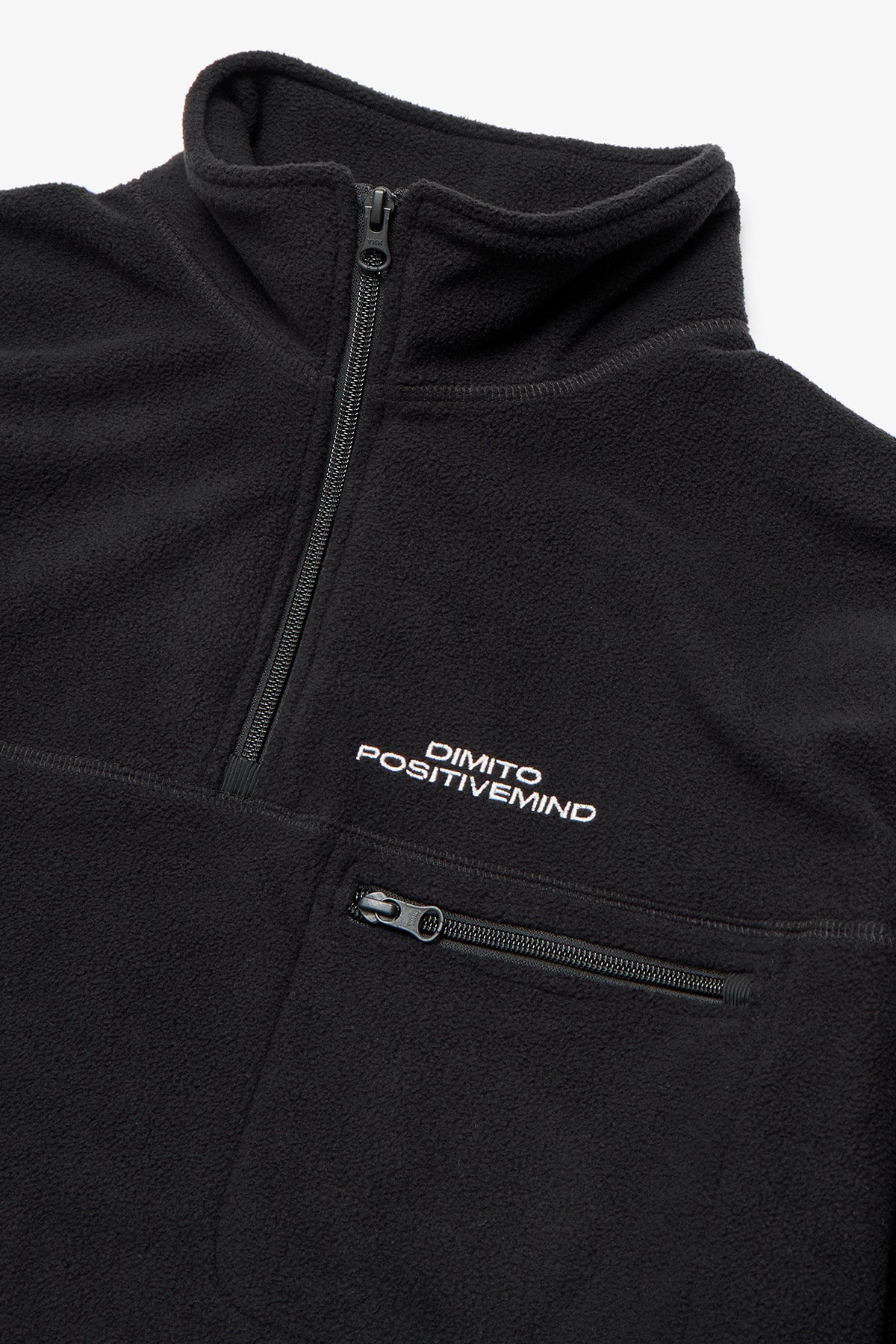 25 FLEECE HALF ZIP BLACK