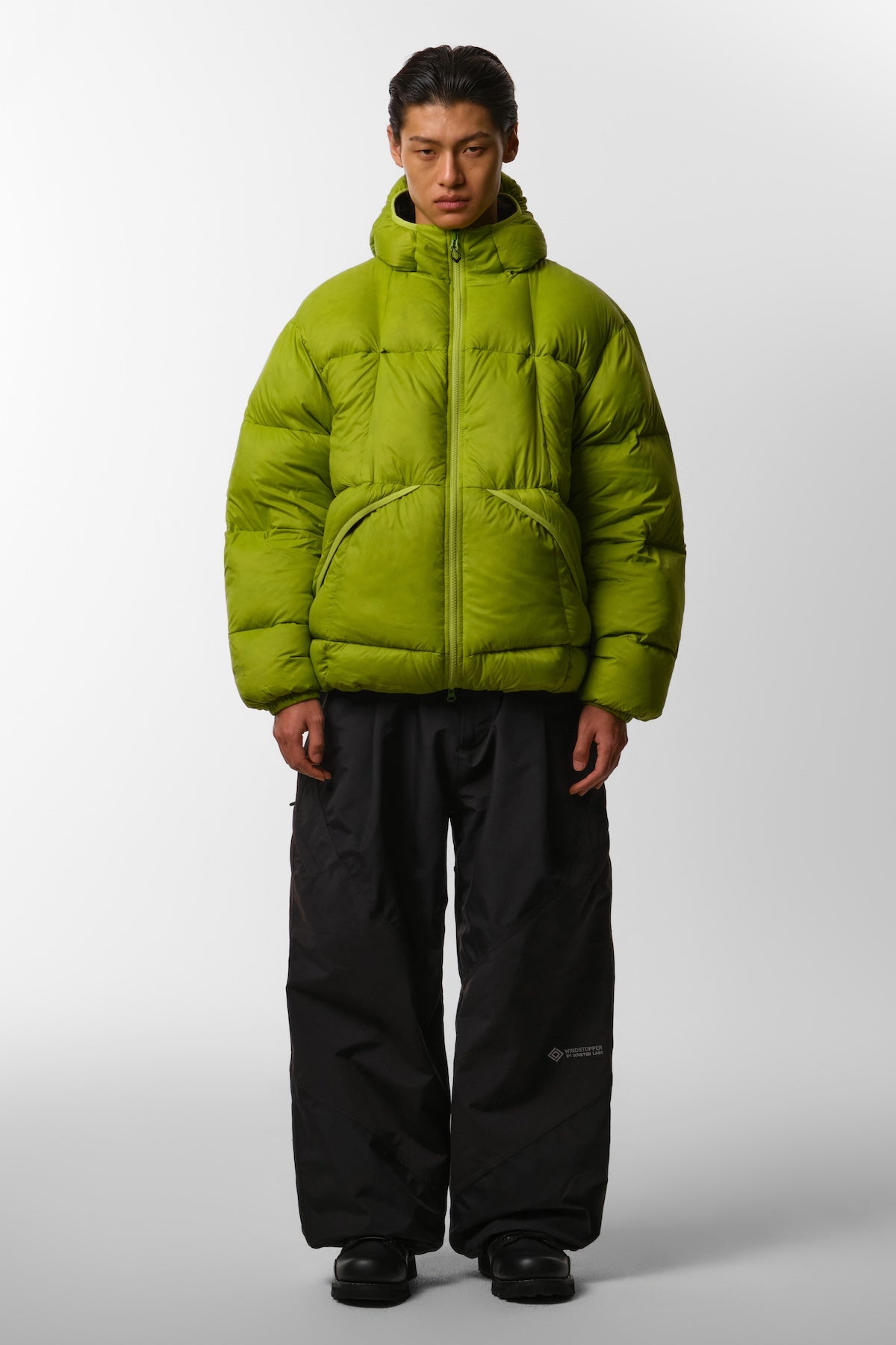 25 VTX EASY PLUS HD GOOSE DOWN JACKET SLATE LIME (Ship-out date : 25.10.22 KST)