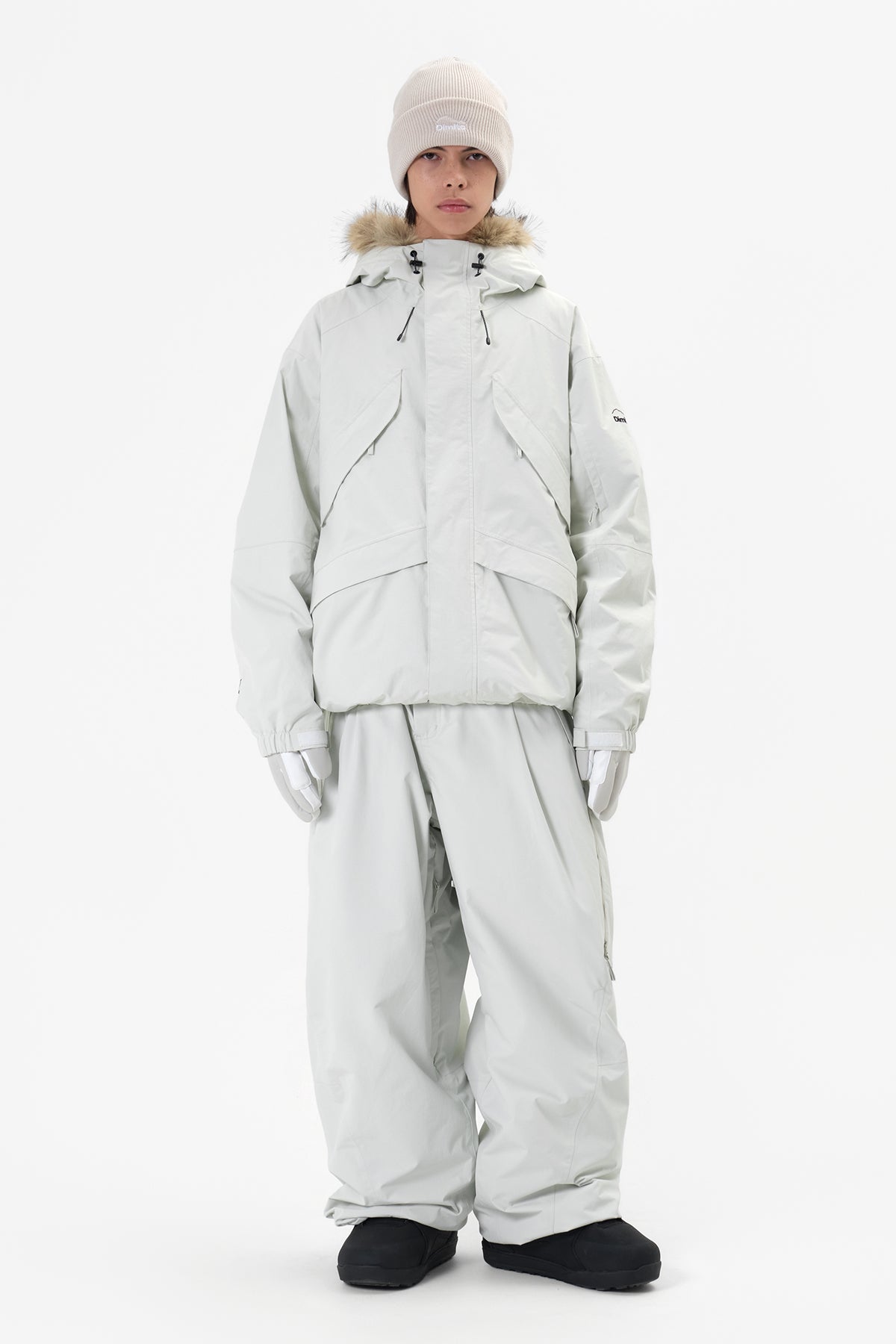 GIANT CARGO PANTS (WIDE FIT LV.2) OFF WHITE