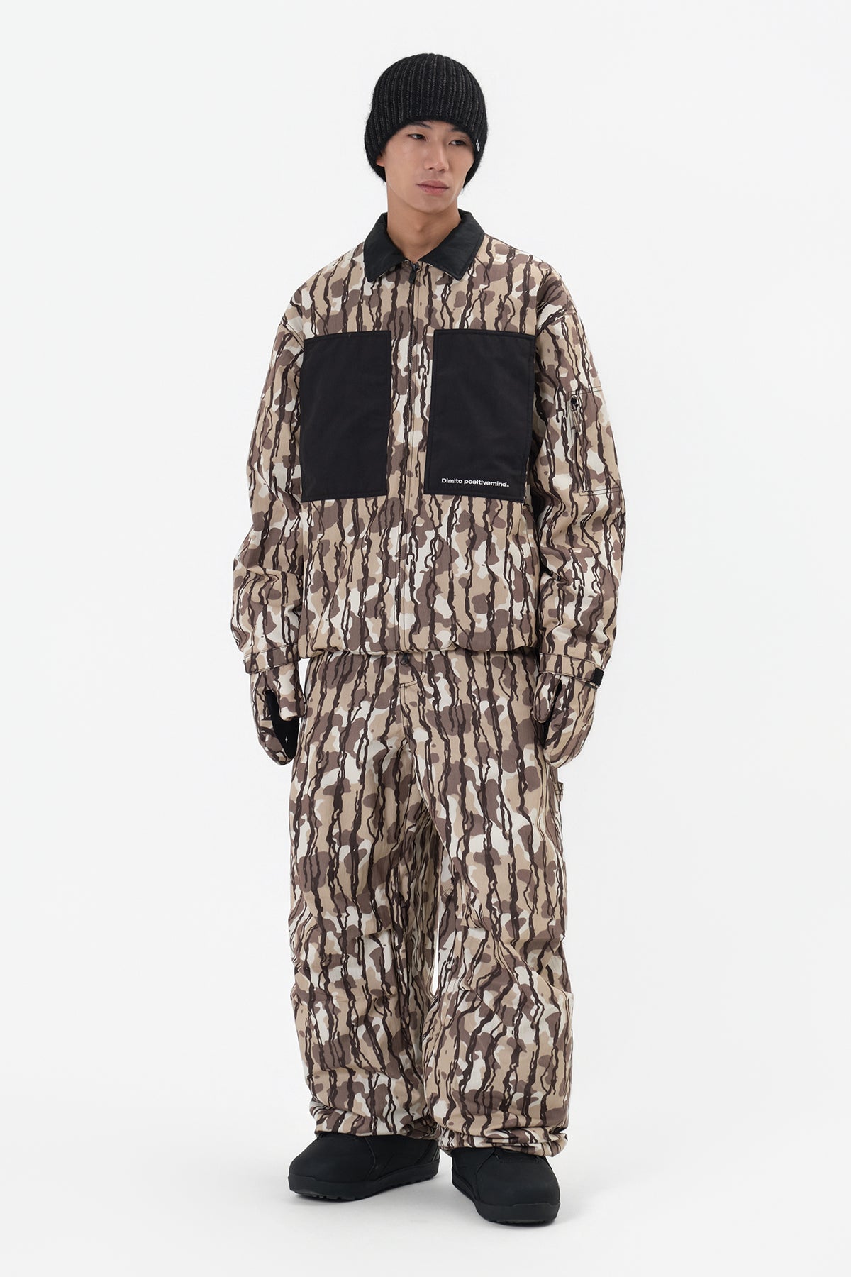 CARPENTER WIDE PANTS (WIDE FIT LV.1) HAE DESERT CAMO
