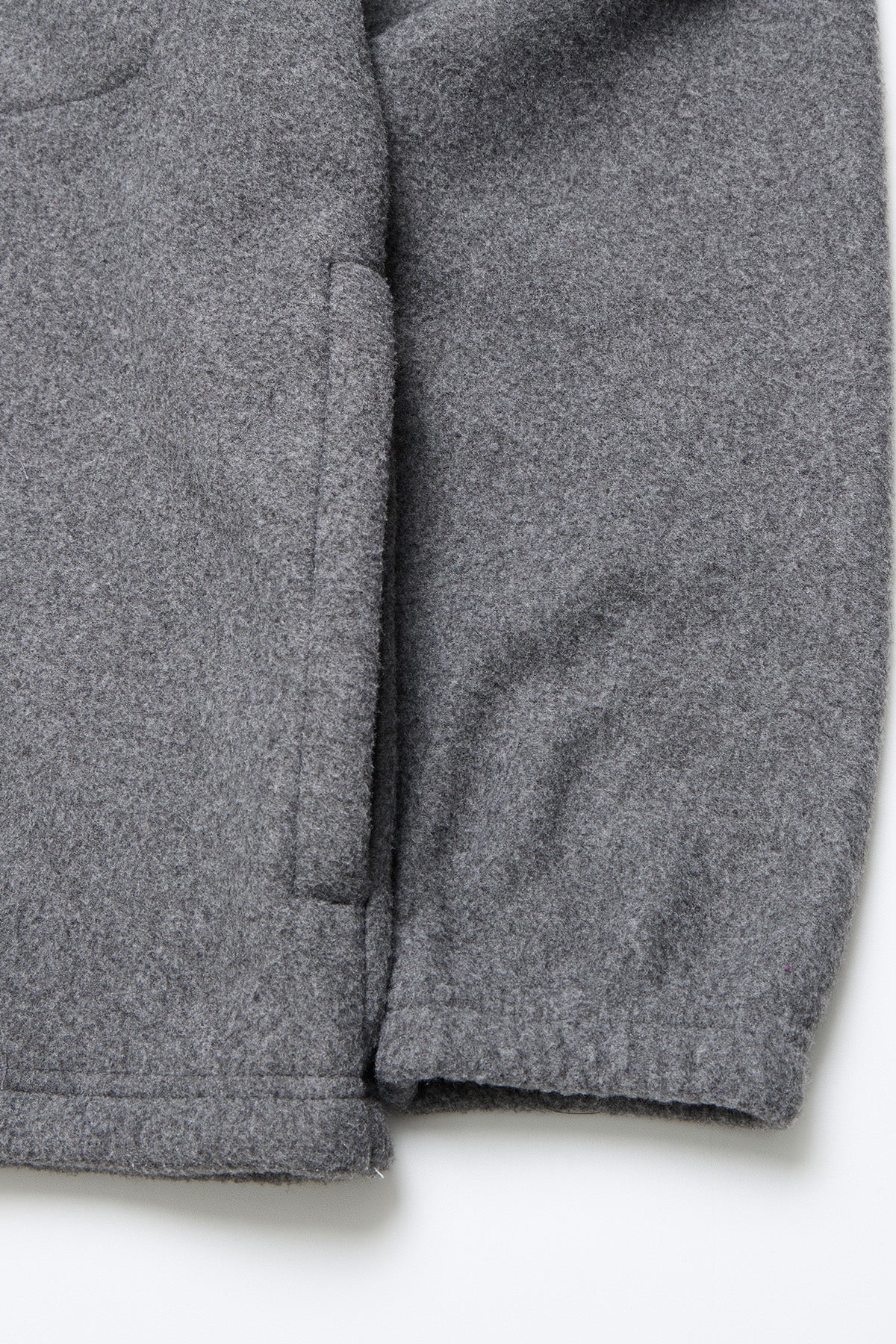 25 FLEECE HALF ZIP HEATHER GREY
