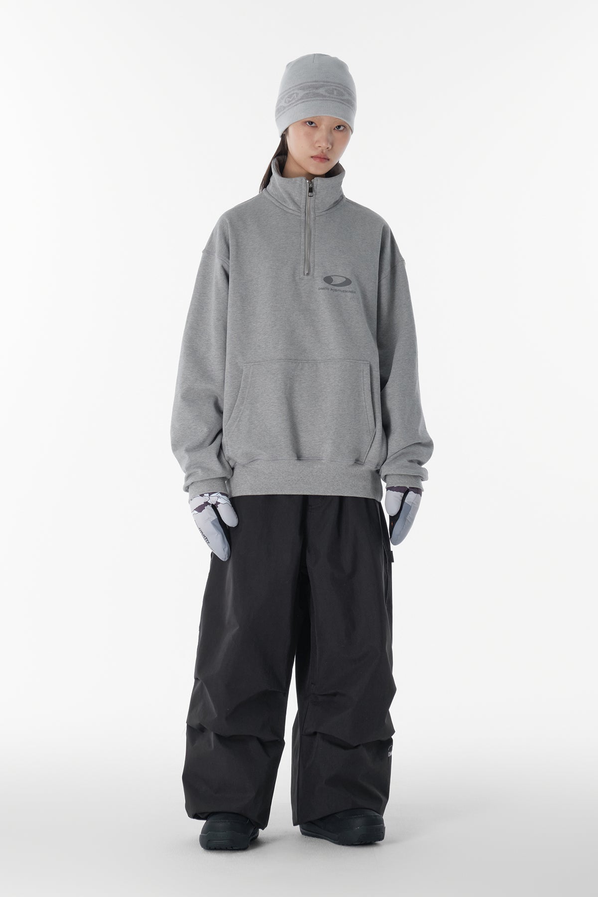 CARPENTER WIDE PANTS (WIDE FIT LV.1) FADE BLACK