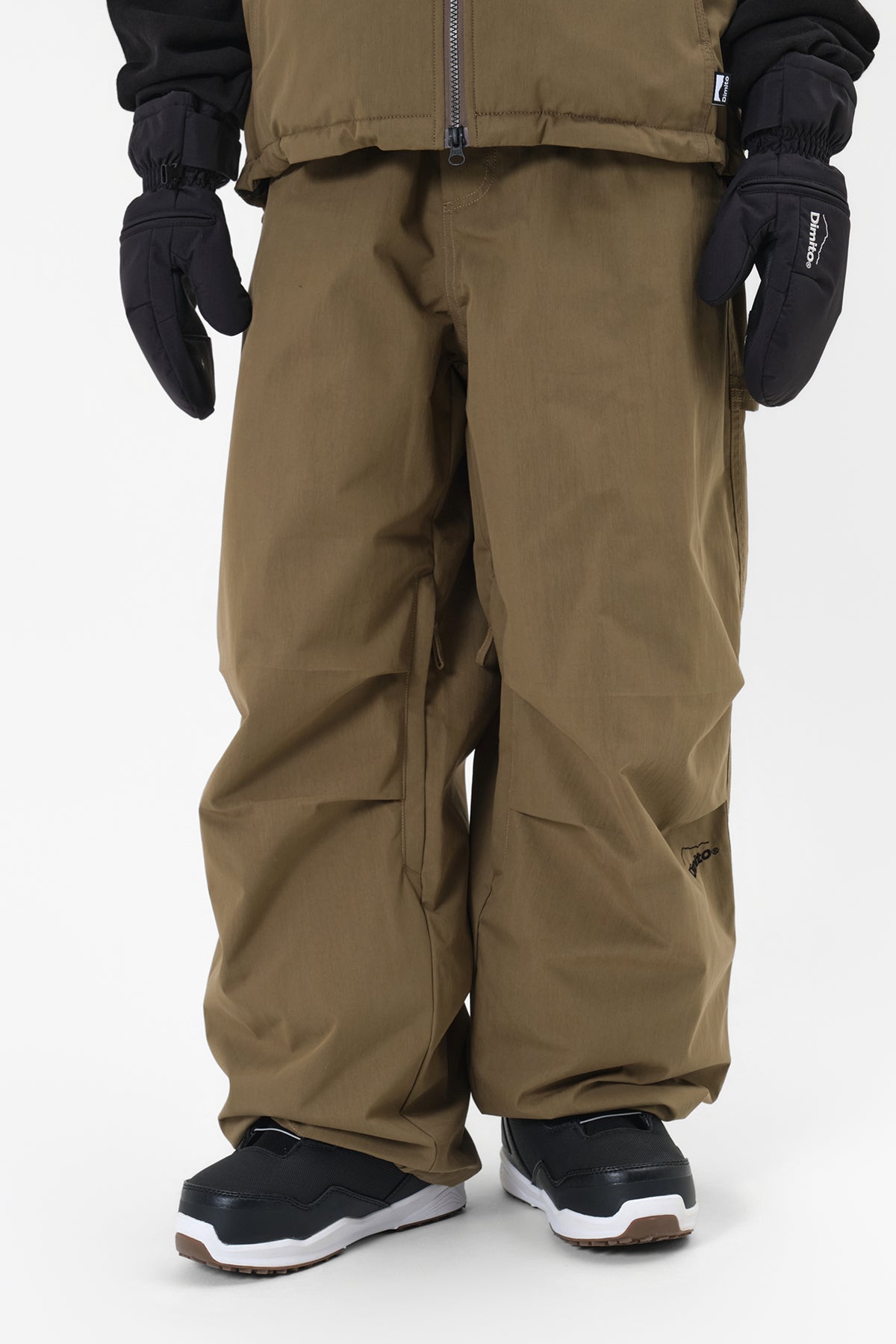 CARPENTER WIDE PANTS (WIDE FIT LV.1) FADE WALNUT