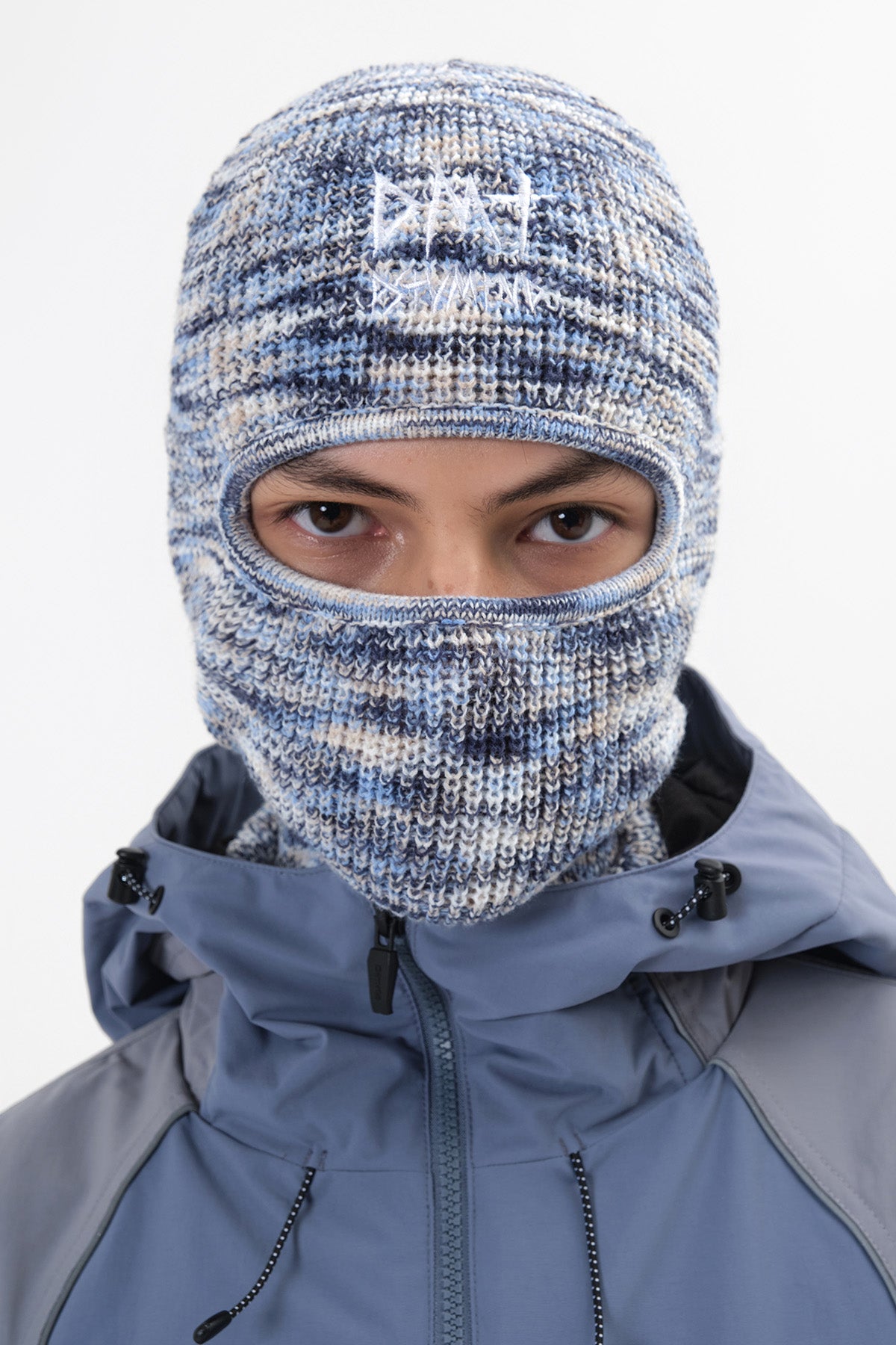 DMT FACE KNIT MASK MULTI SKY