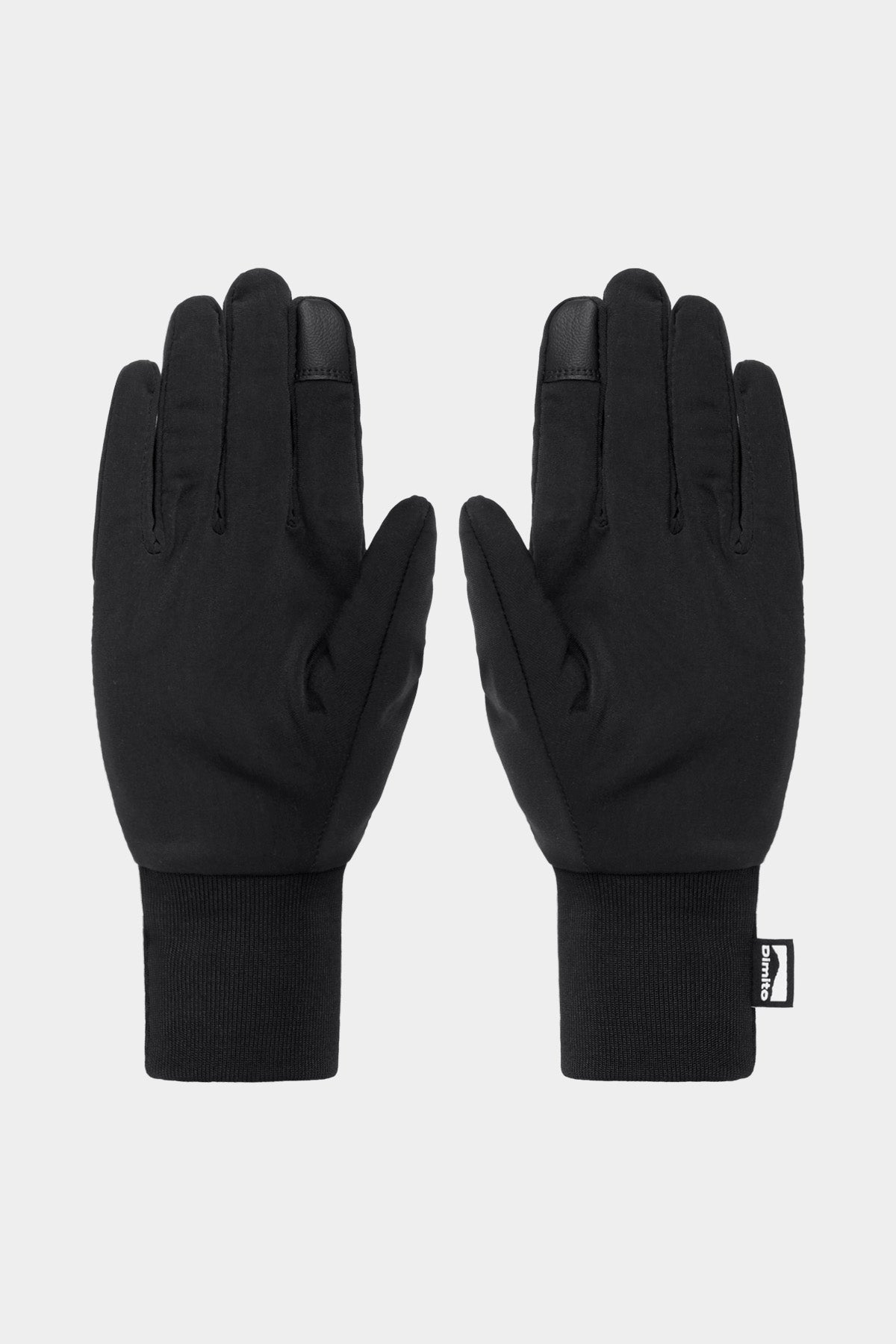 LEATHER 3-WAY OPEN MITTEN COOL GREY