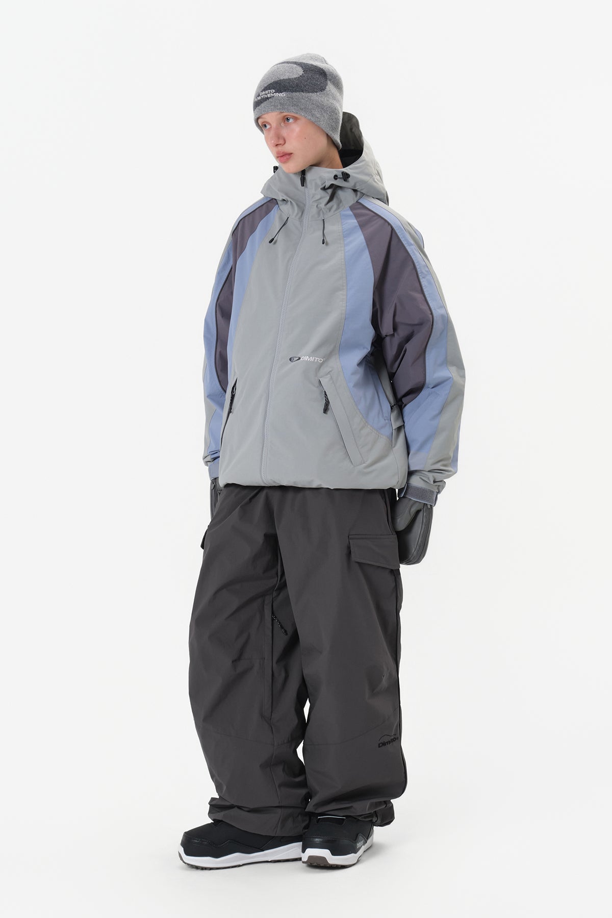 25 AIR FORCE BANDED PANTS (WIDE FIT LV.1) CHARCOAL
