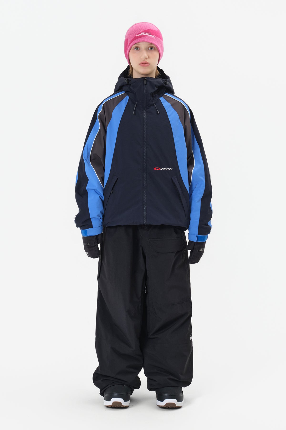 DECK WIDE BANDED PANTS (WIDE FIT LV.2) BLACK