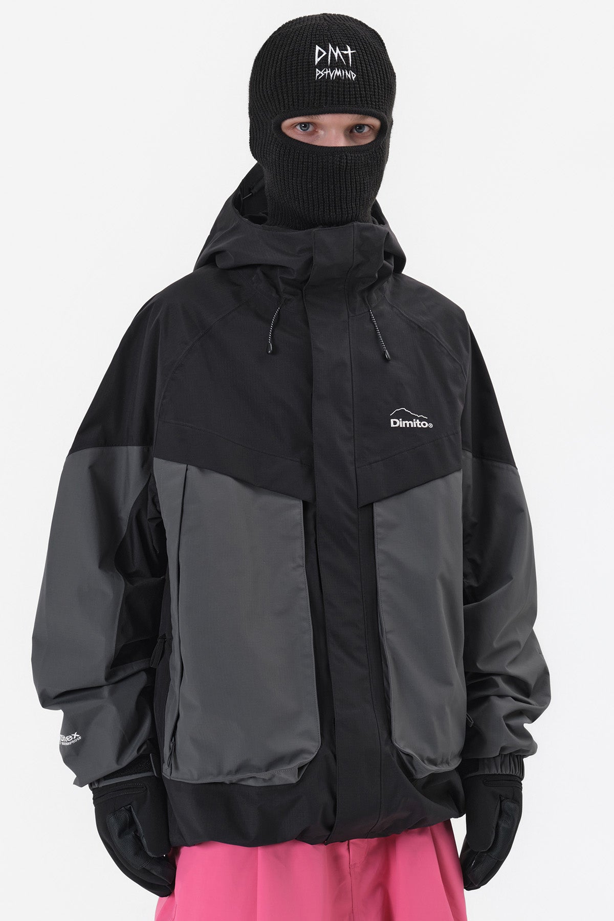 DMT FACE KNIT MASK BLACK
