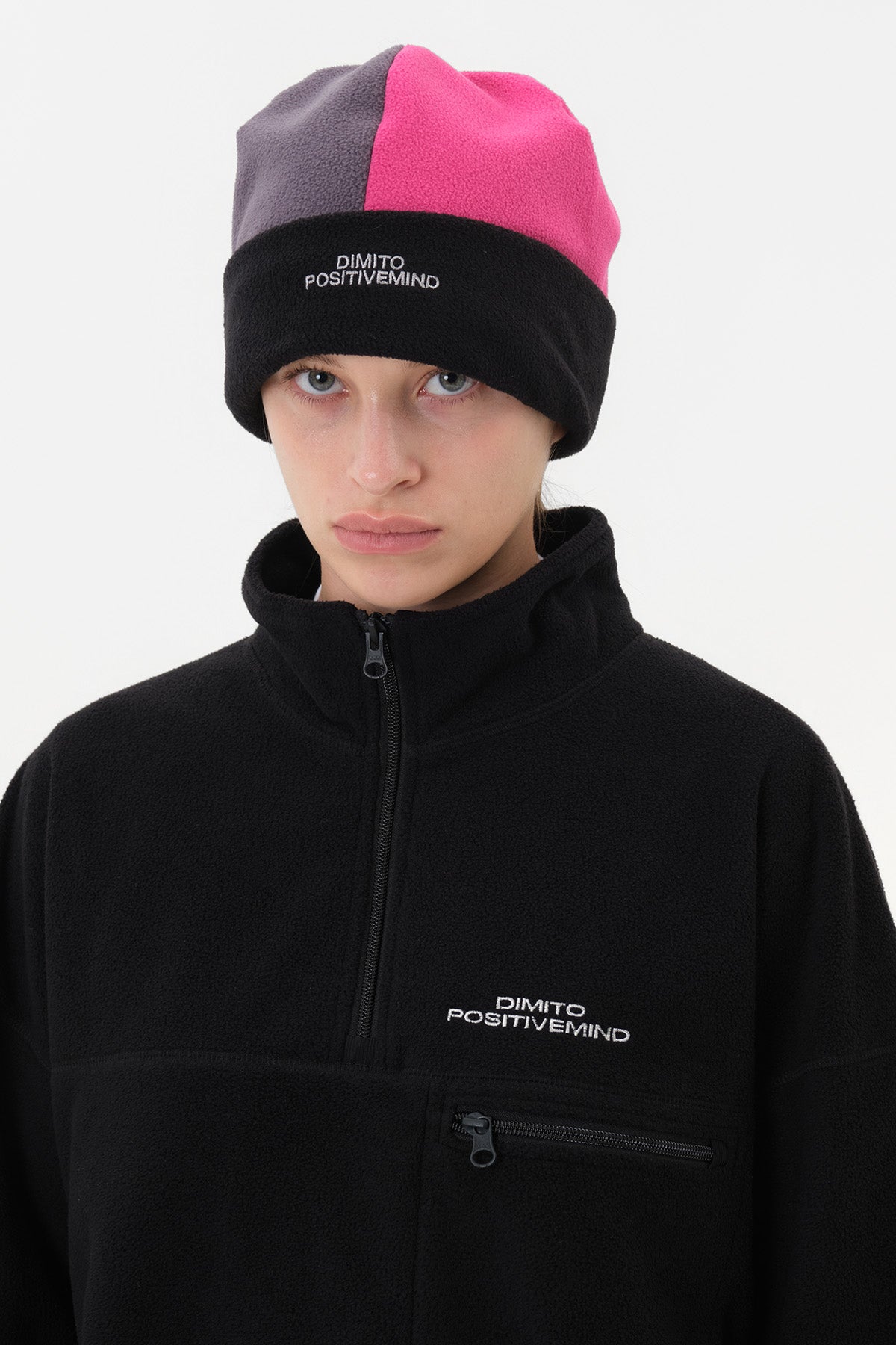 25 FLEECE HALF ZIP BLACK