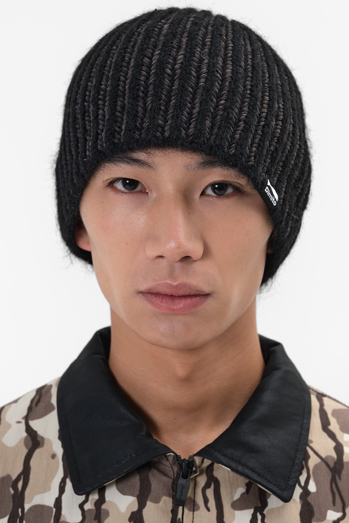 25 TWOTONE BEANIE BLACK