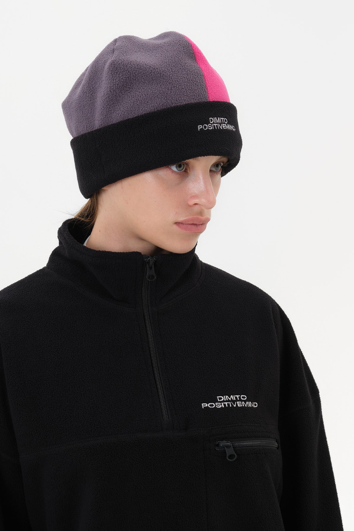 25 FLEECE HALF ZIP BLACK