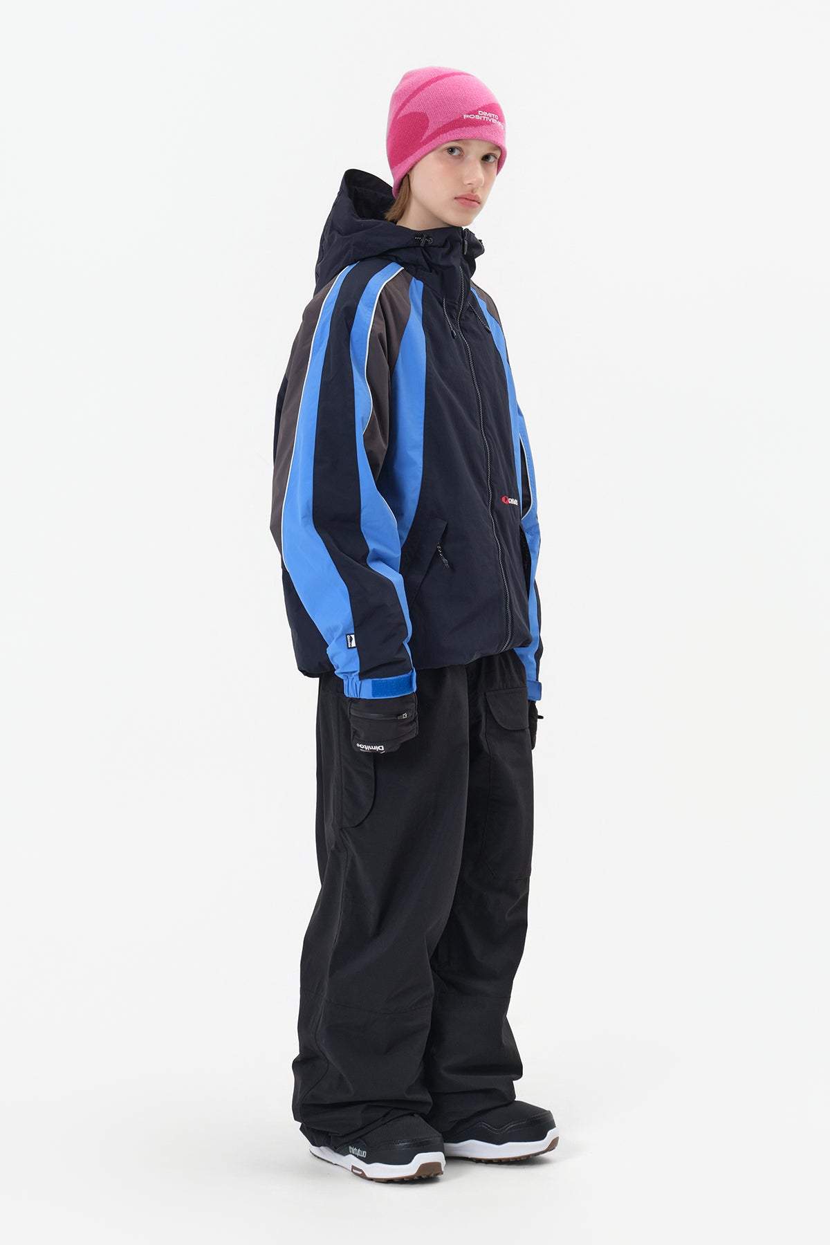 WAVE PADDED JACKET DARK NAVY