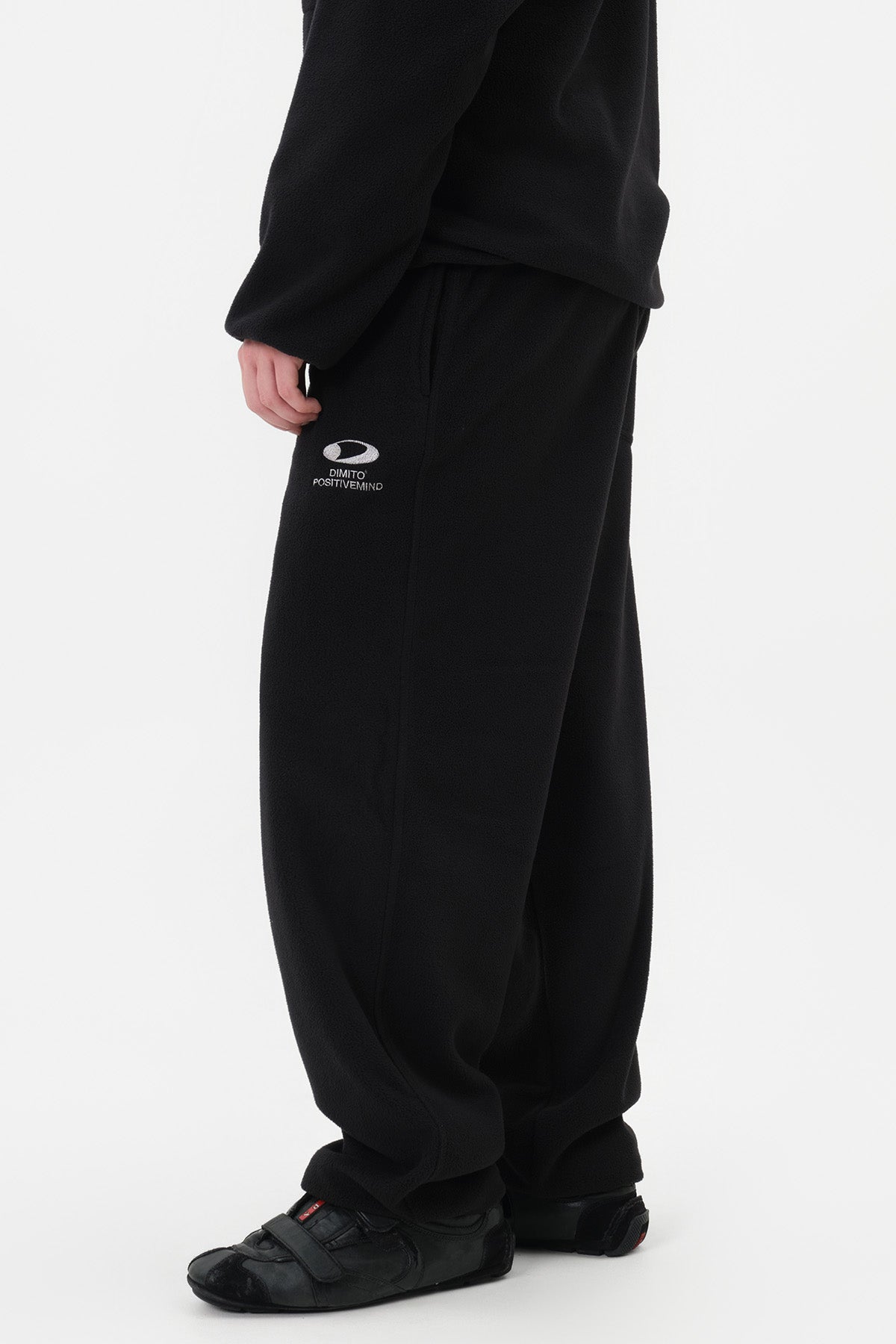 25 FLEECE PANTS BLACK
