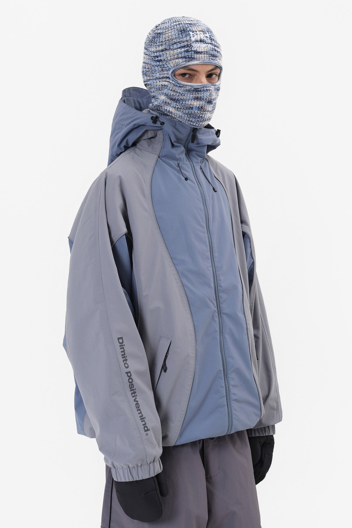 DMT FACE KNIT MASK MULTI SKY
