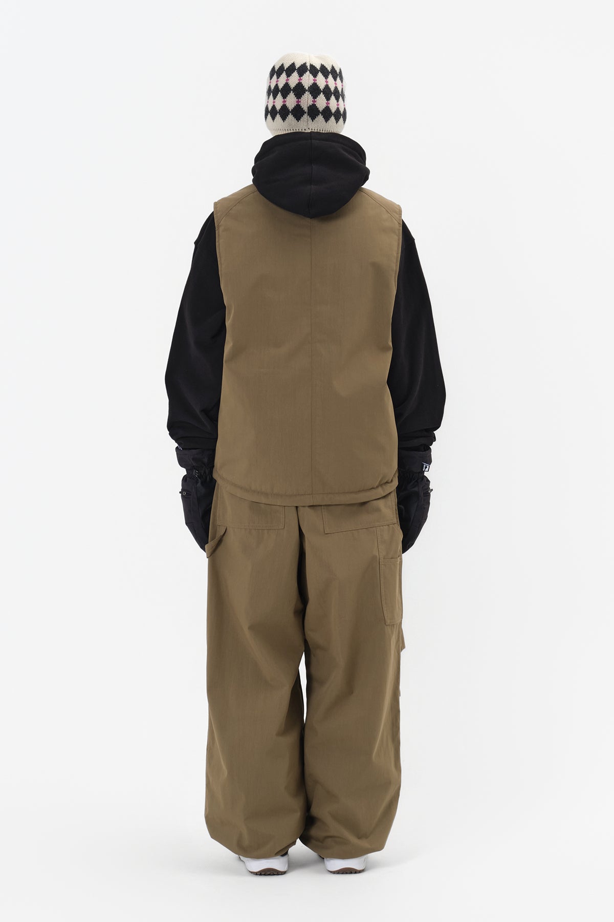 CARPENTER WIDE PANTS (WIDE FIT LV.1) FADE WALNUT