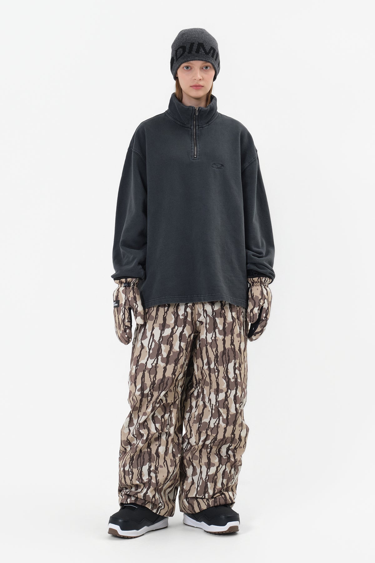 CARPENTER WIDE PANTS (WIDE FIT LV.1) HAE DESERT CAMO