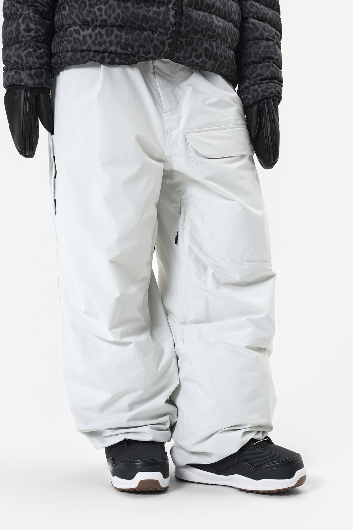 DECK WIDE BANDED PANTS (WIDE FIT LV.2) WHITE