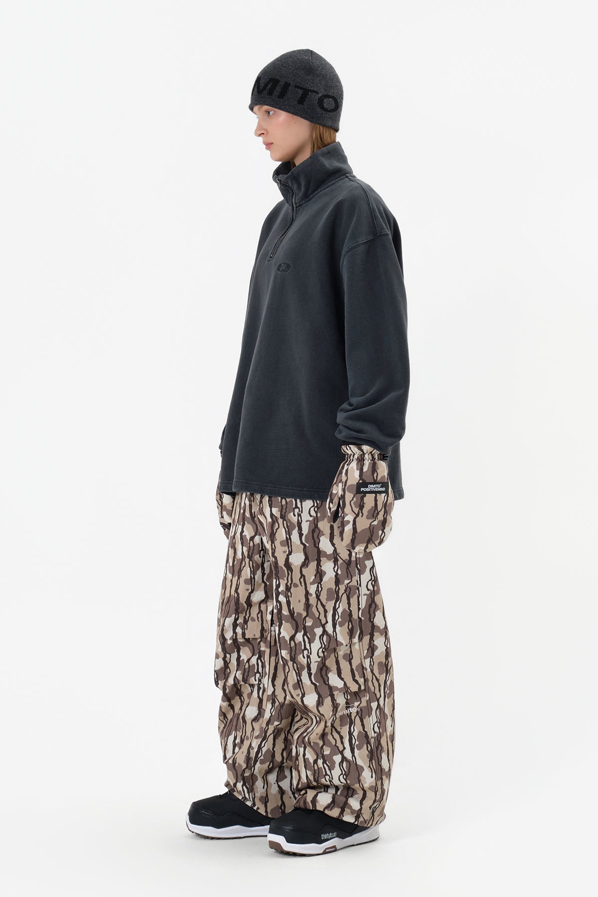 CARPENTER WIDE PANTS (WIDE FIT LV.1) HAE DESERT CAMO