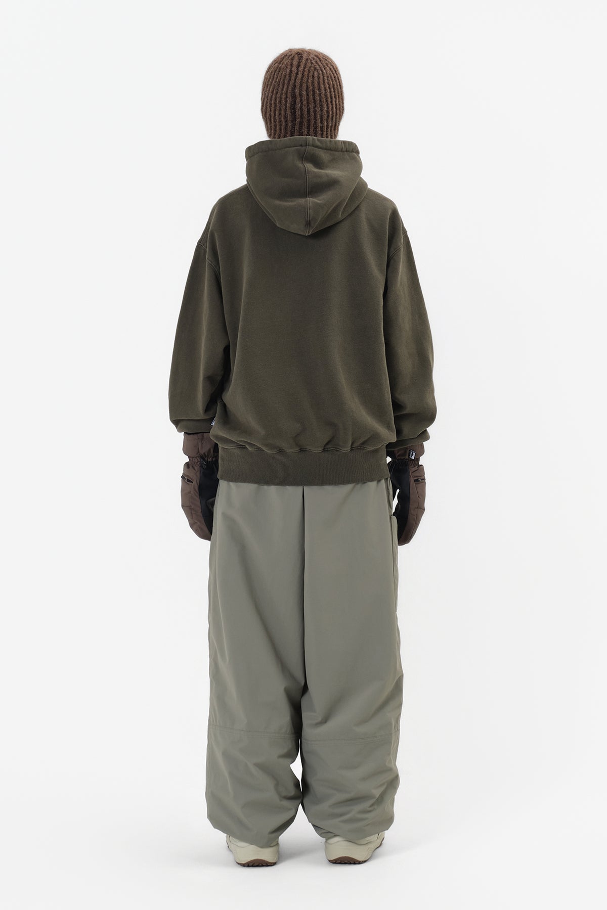 DECK WIDE BANDED PANTS (WIDE FIT LV.2) SLATE SAGE