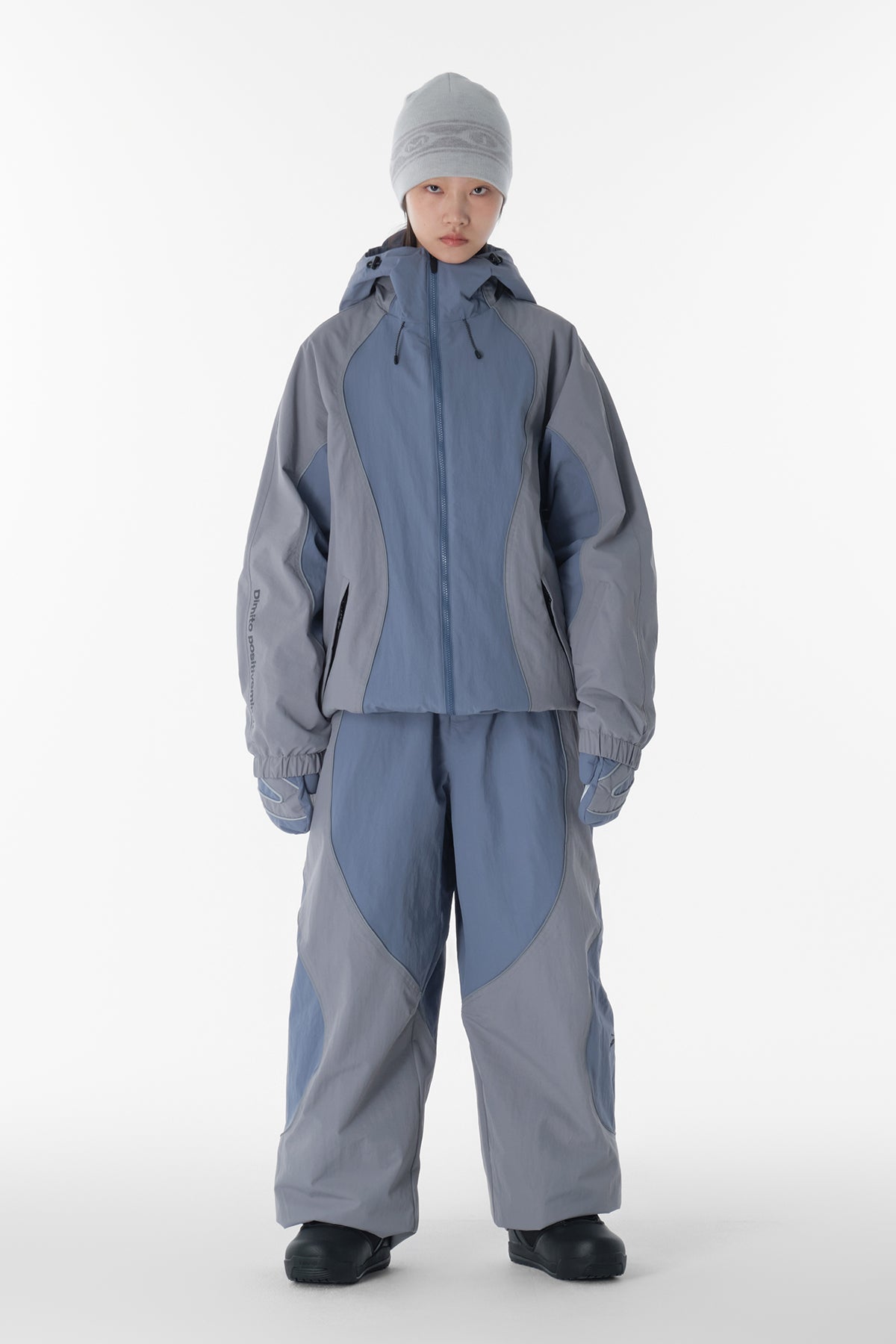 25 ATOM BANDED PANTS (WIDE FIT LV.1) STEEL