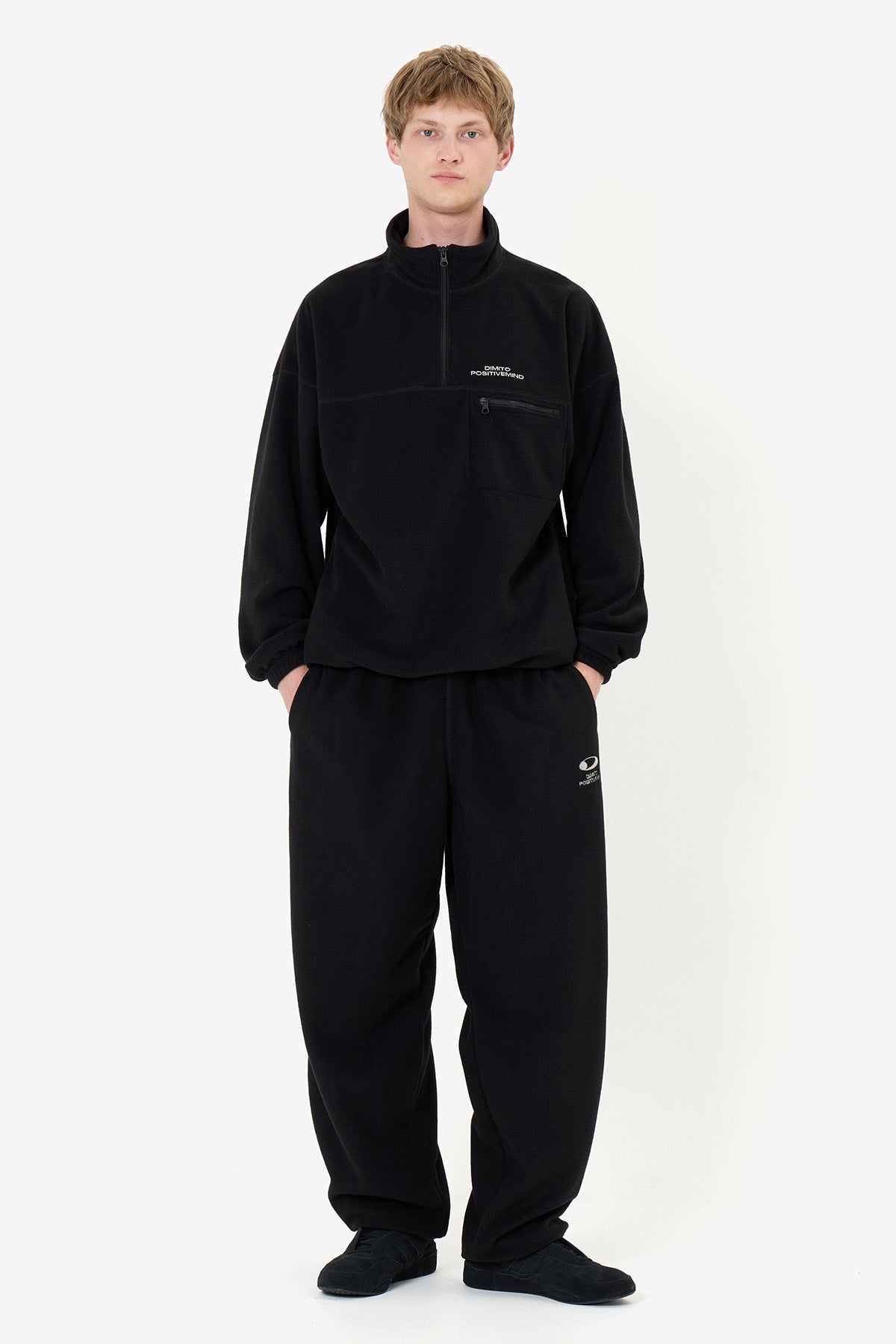 25 FLEECE PANTS BLACK