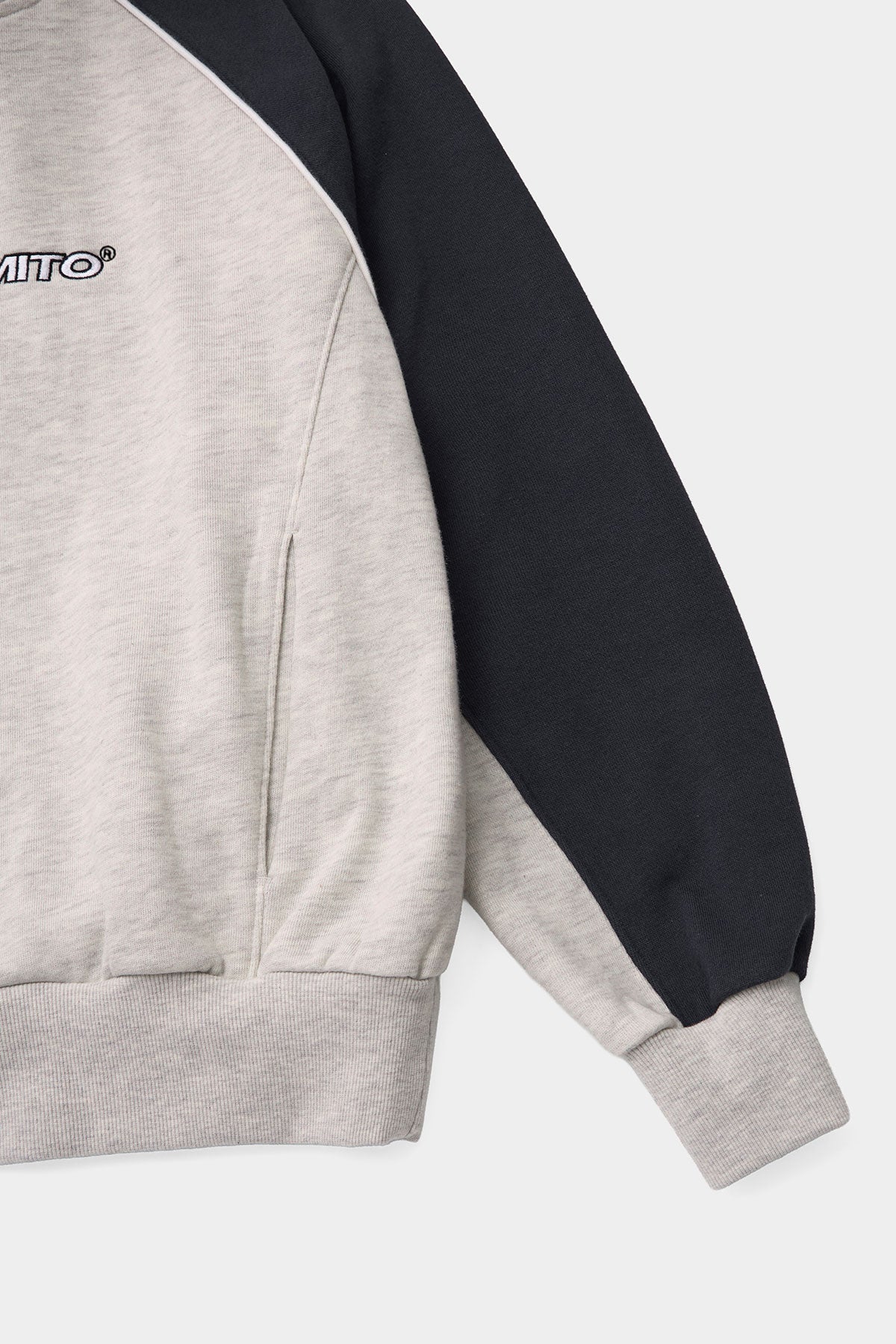 SPORTS HALF ZIP SWEATSHIRT WARM ASH