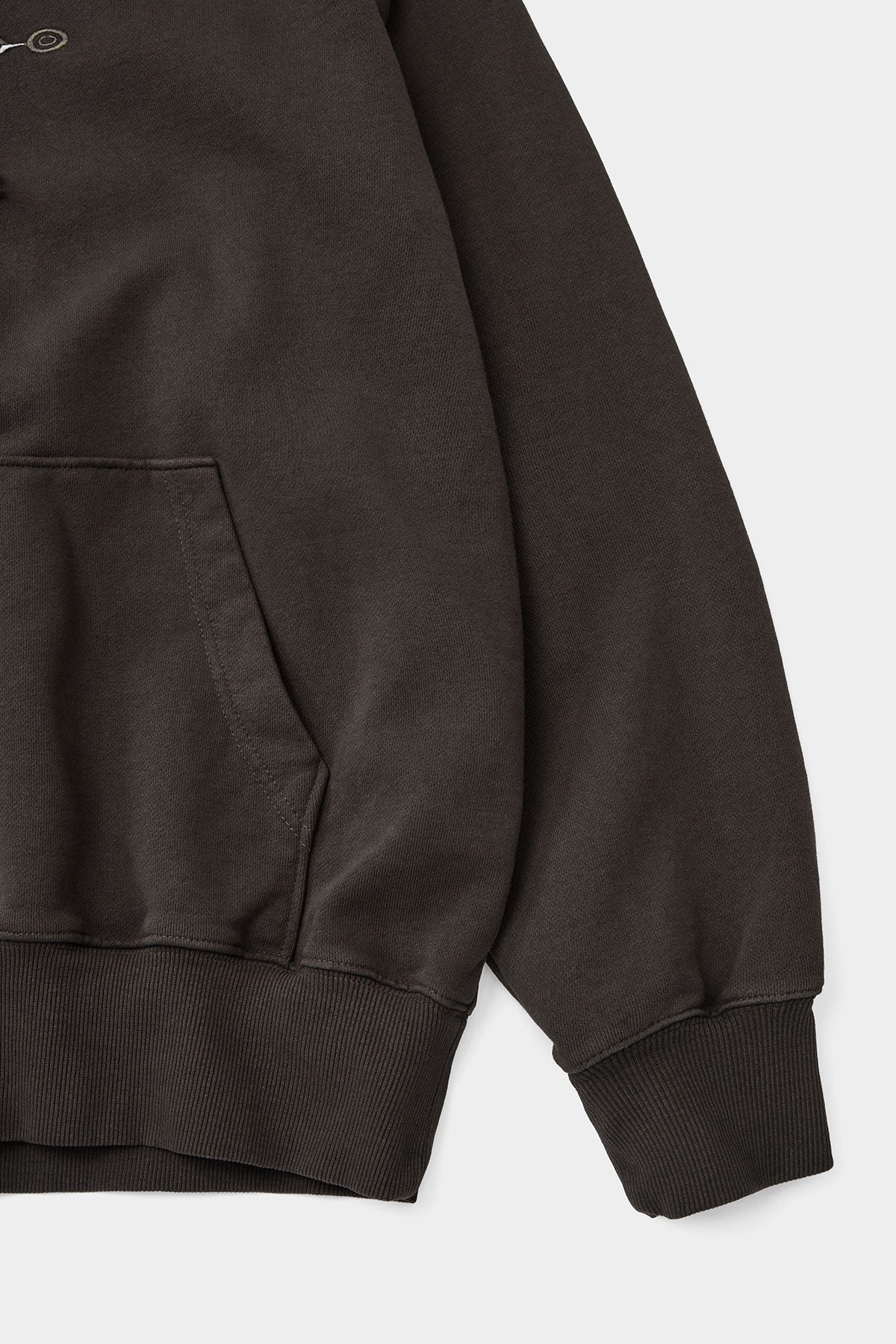 DIVISION BUBBLE LOGO GD HOODIE WASHED BROWN