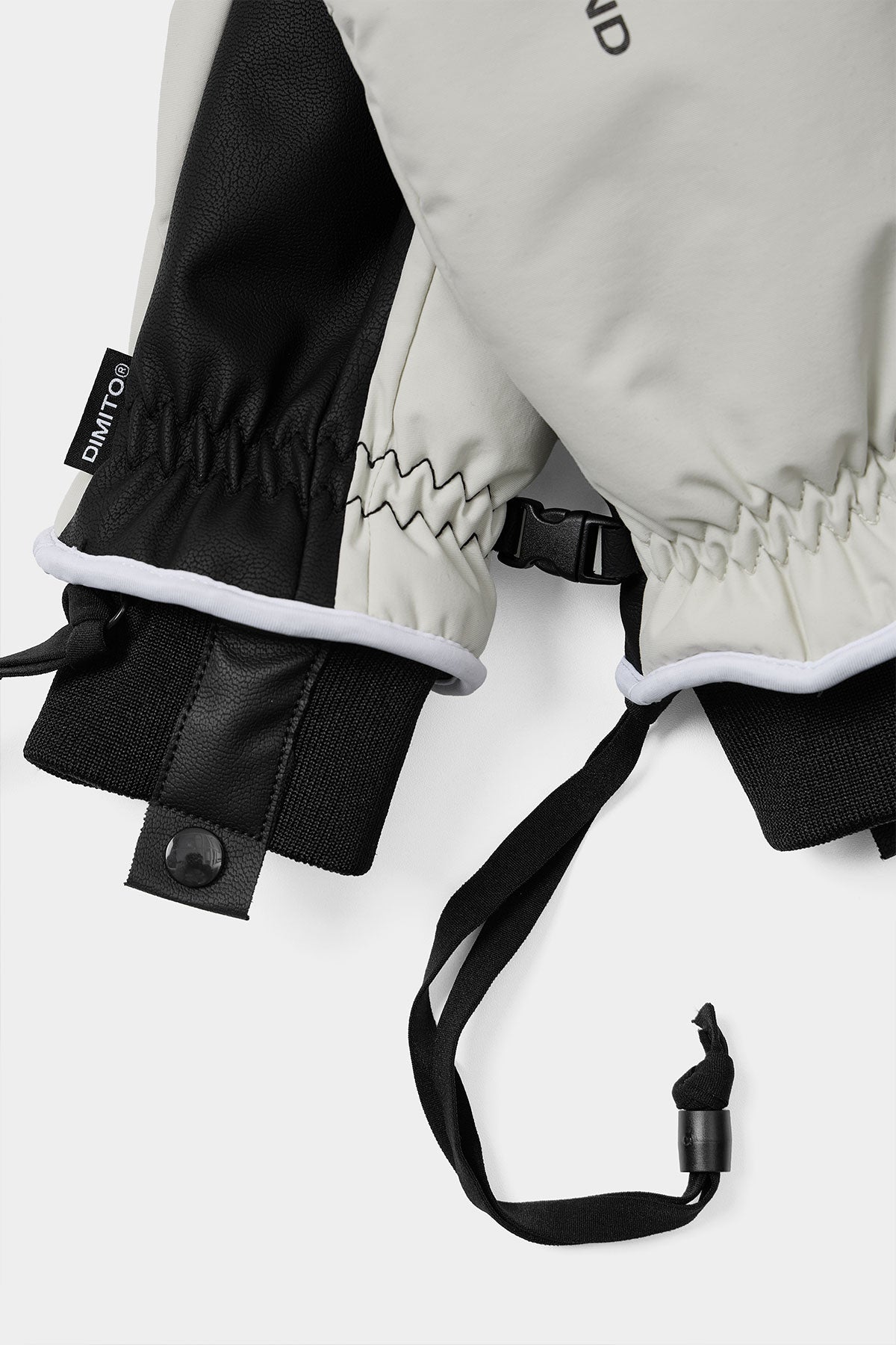 BASIC LOGO MITTEN OFF WHITE