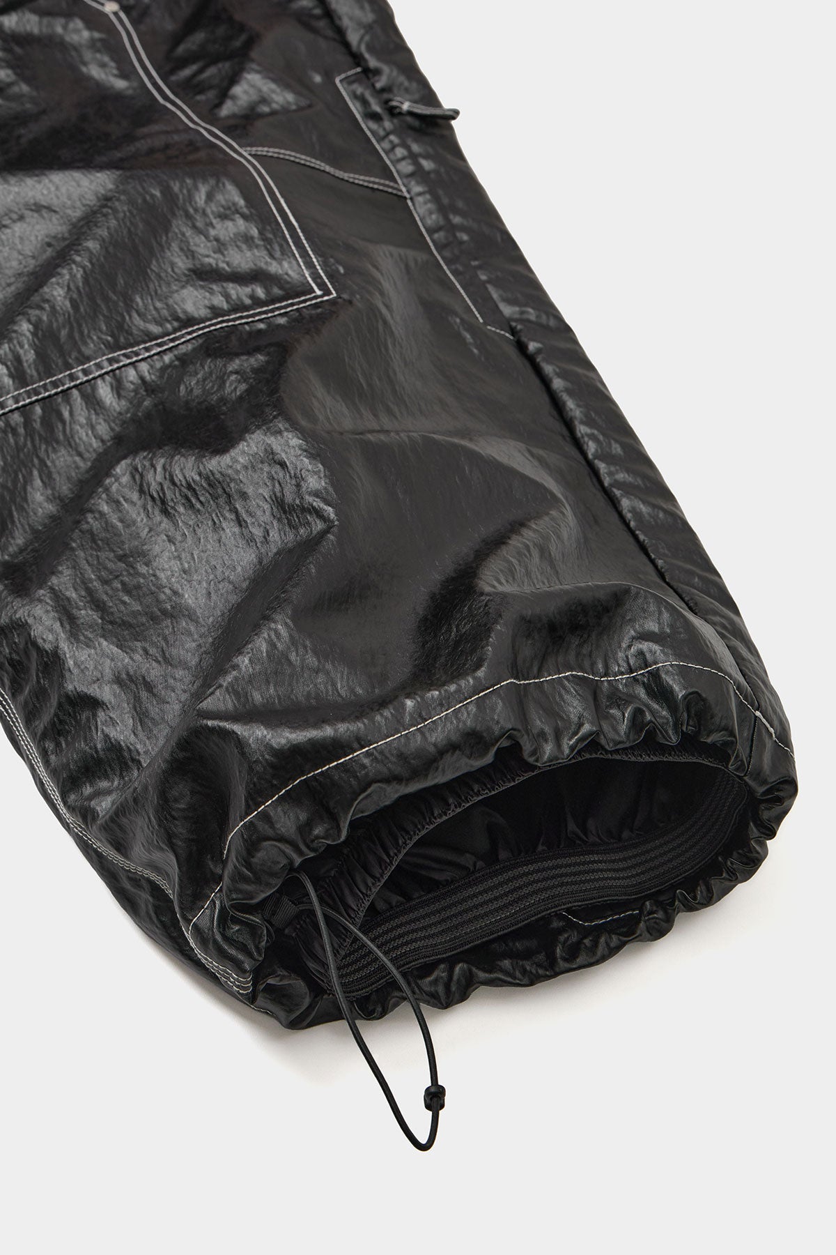 COATED DOUBLE KNEE PANTS (WIDE FIT LV.2) BLACK (Delivery start : 26.09.09)