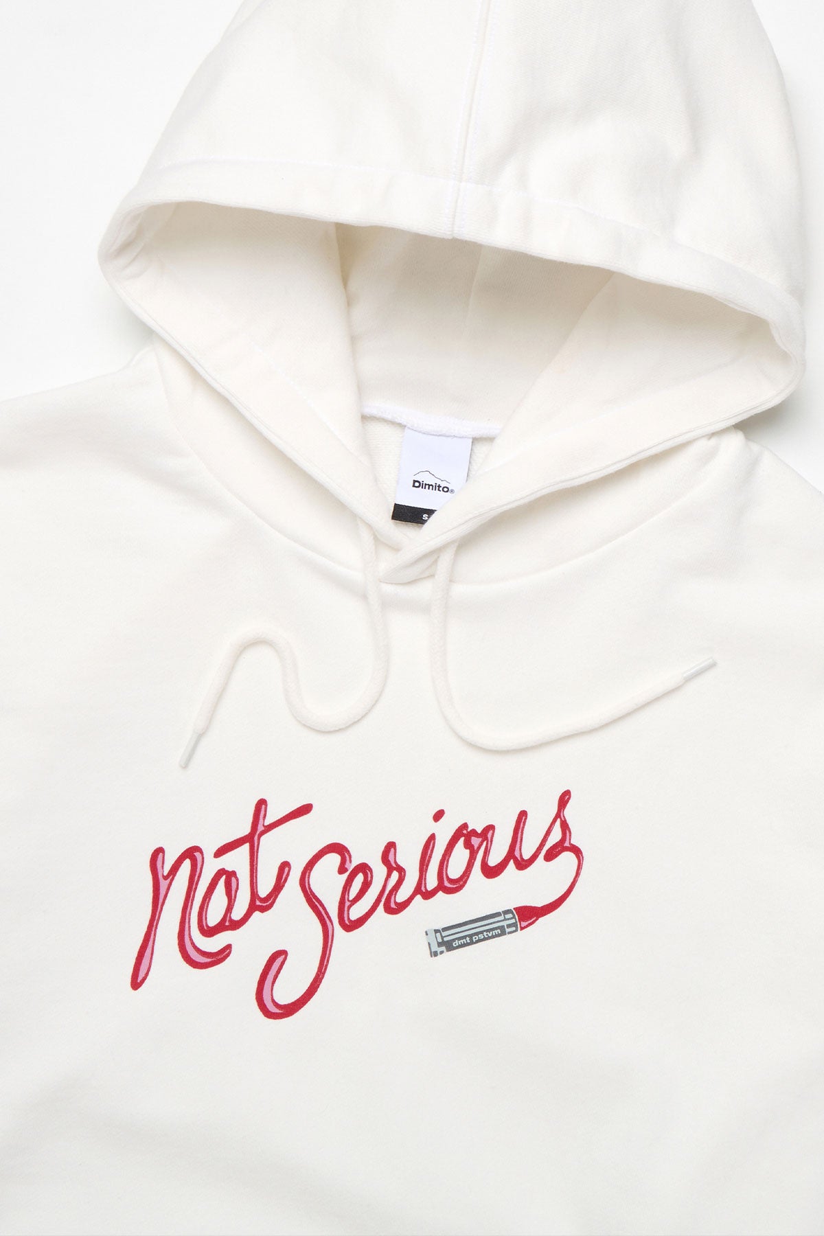 NS LIP HOODIE WHITE