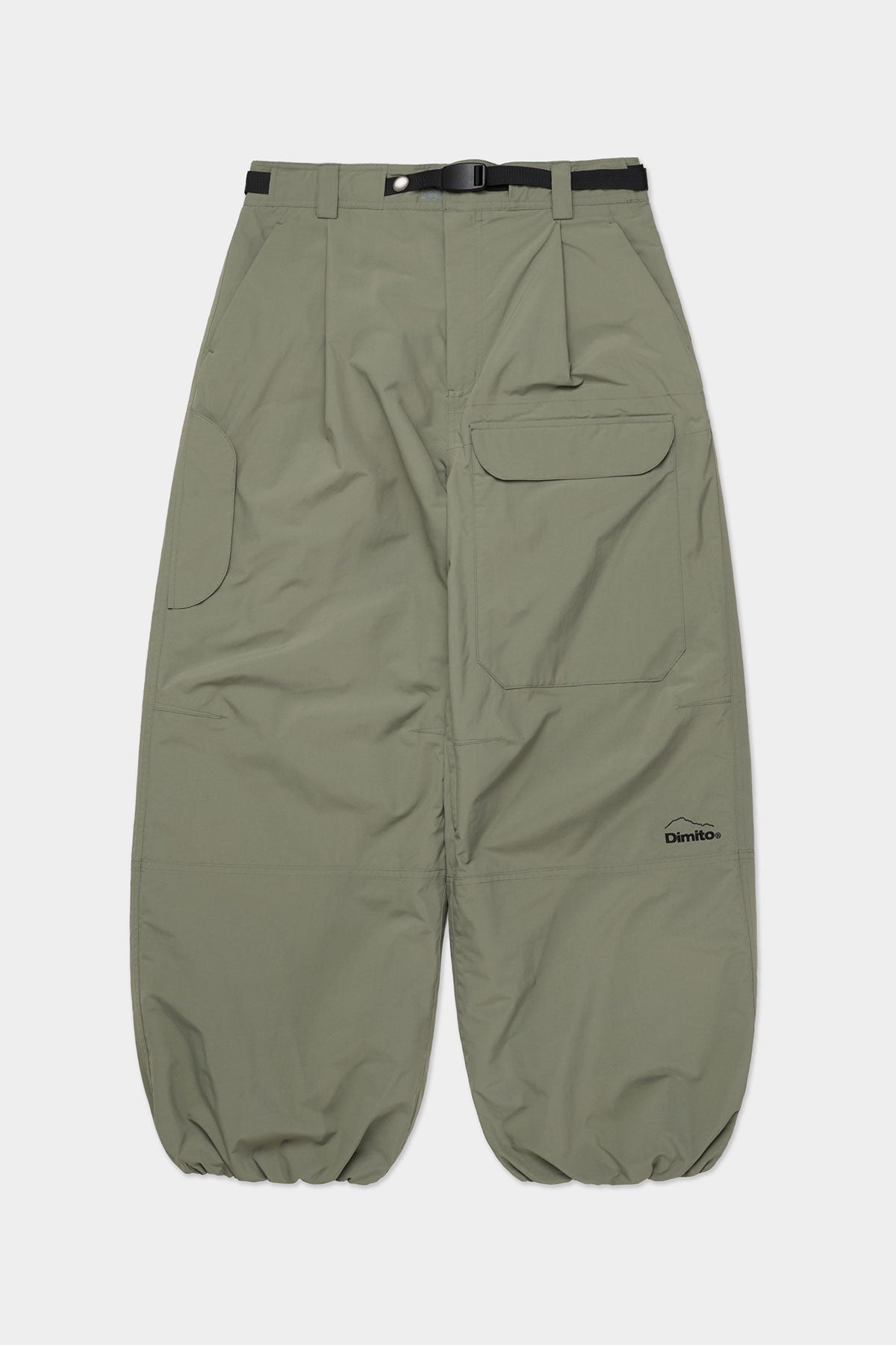 DECK WIDE BANDED PANTS (WIDE FIT LV.2) SLATE SAGE