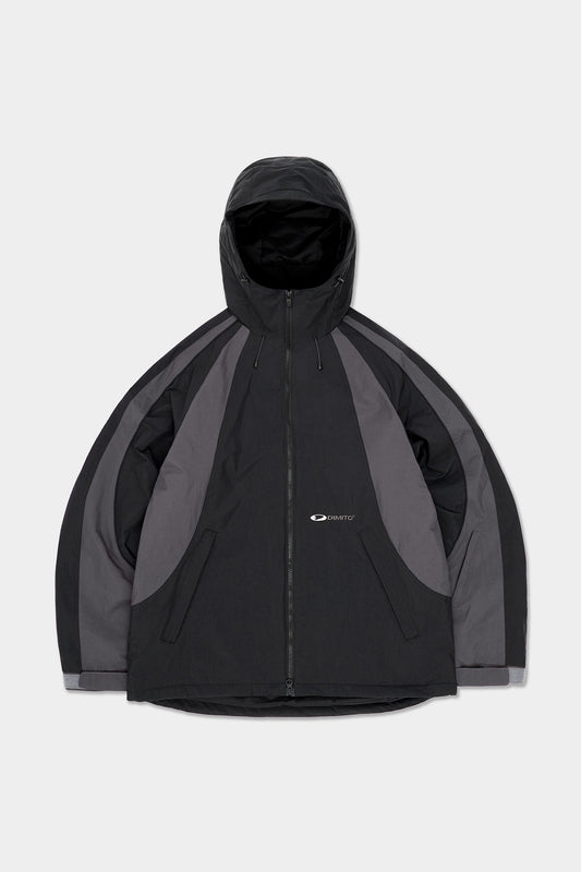 WAVE PADDED JACKET MID BLACK