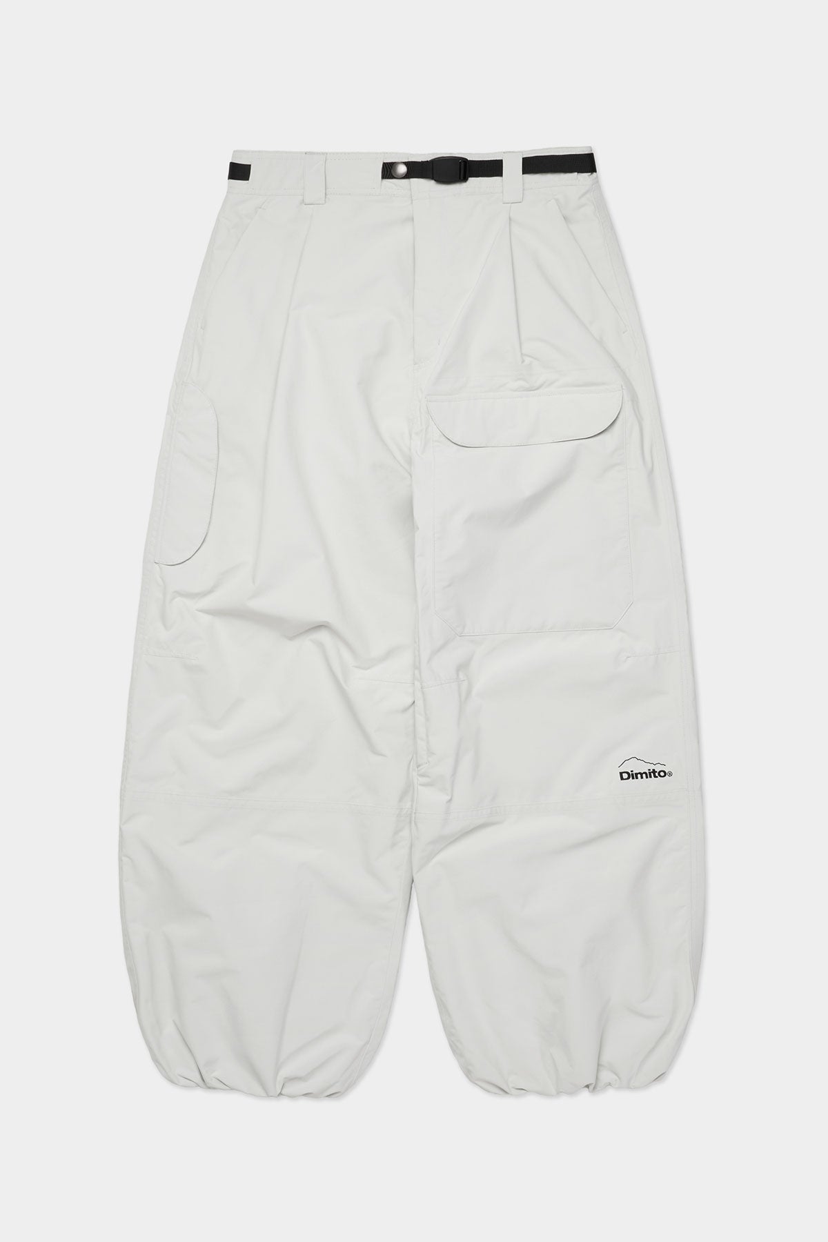 DECK WIDE BANDED PANTS (WIDE FIT LV.2) WHITE