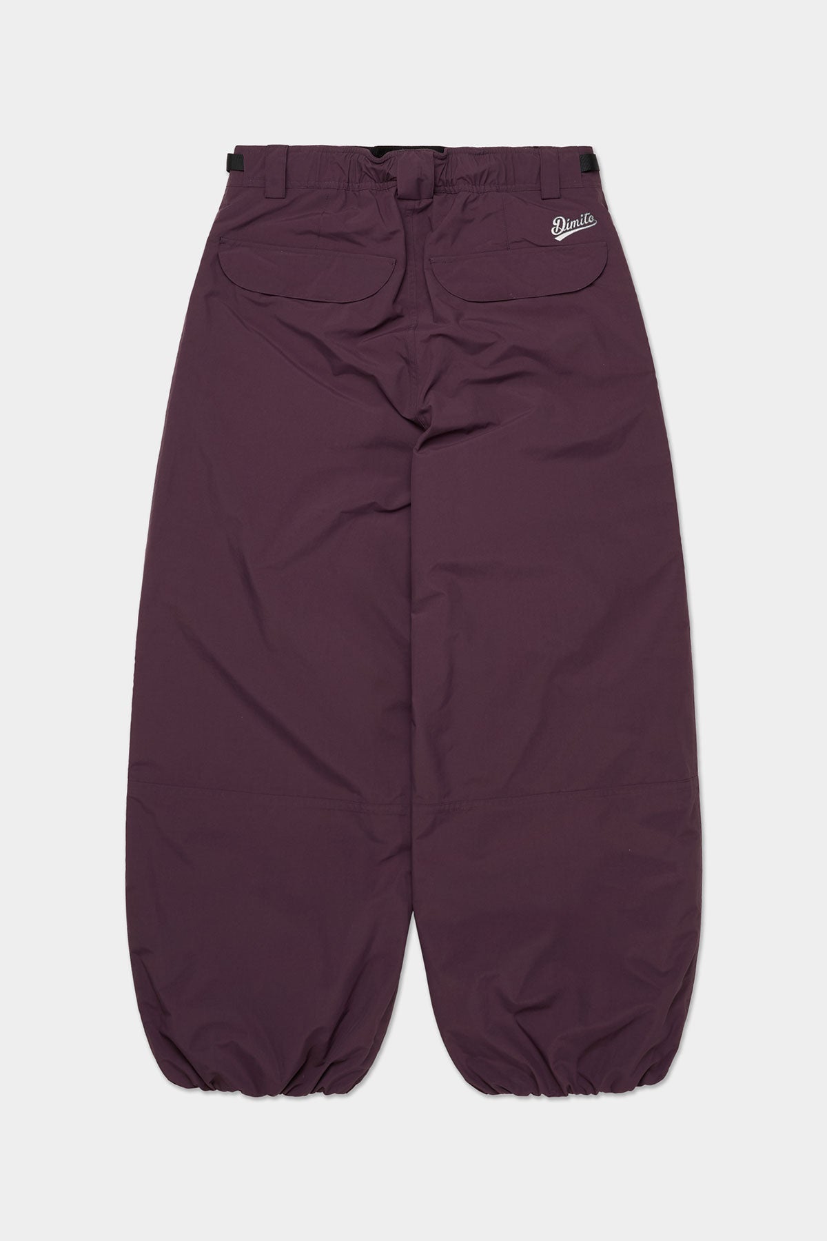 DECK WIDE BANDED PANTS (WIDE FIT LV.2) WINE