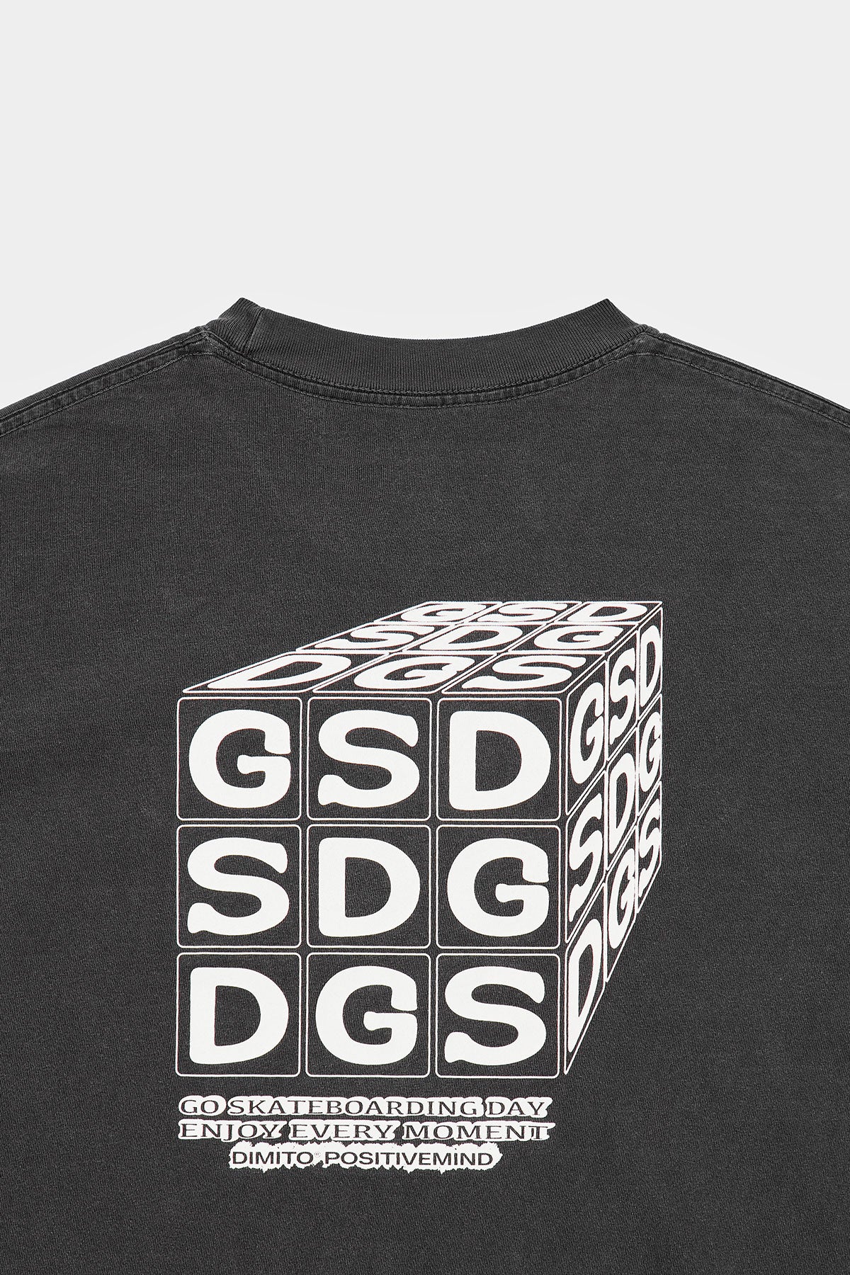 GSDMT CUBE WORK SSV GD 6.5OZ TEE VINTAGE BLACK