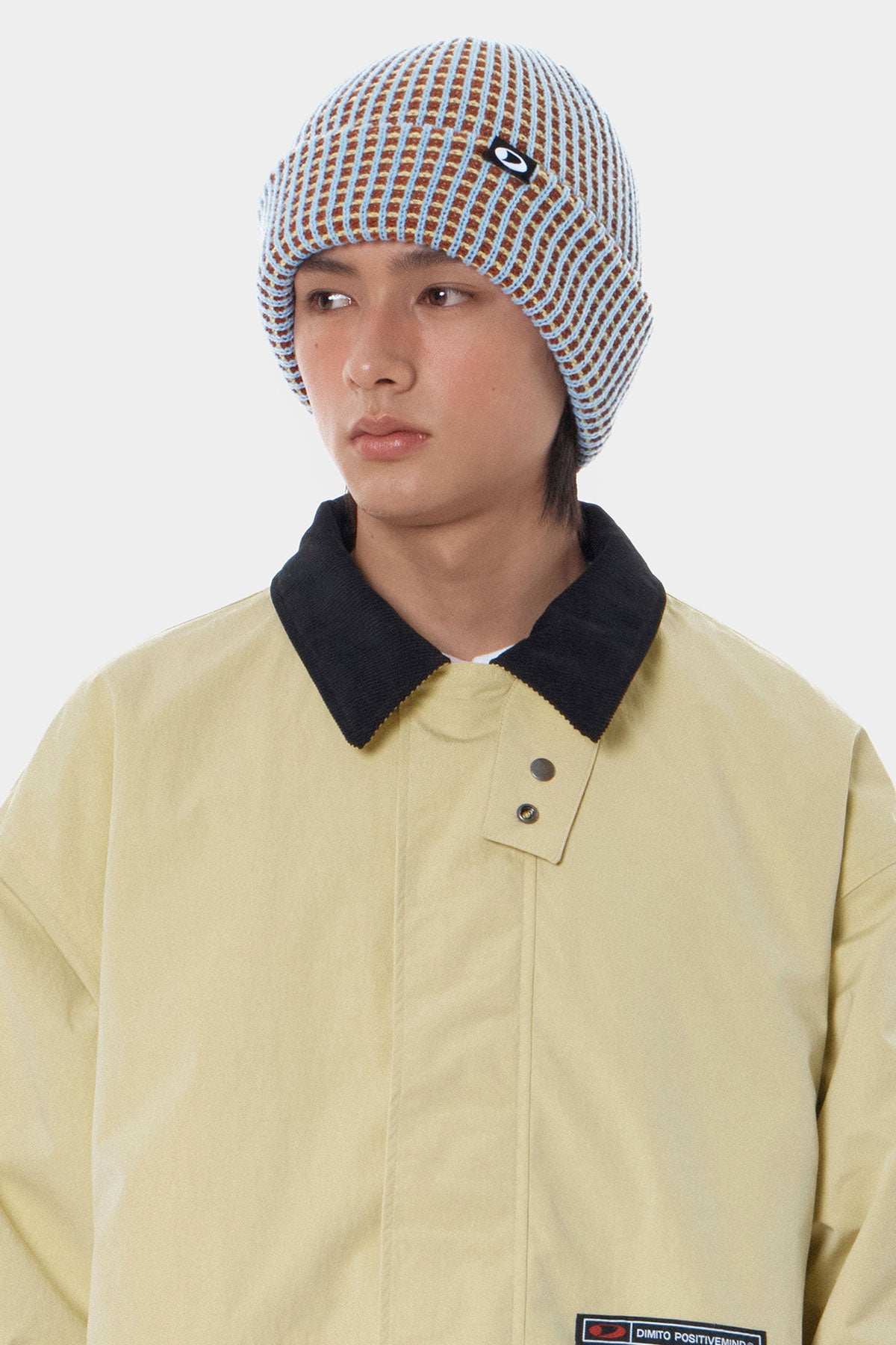 MONO TWOTONE BEANIE AQUA