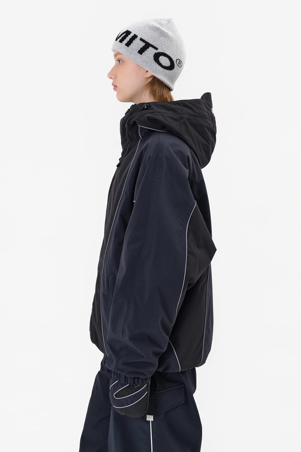 VERT ATOM MITTEN MID BLACK